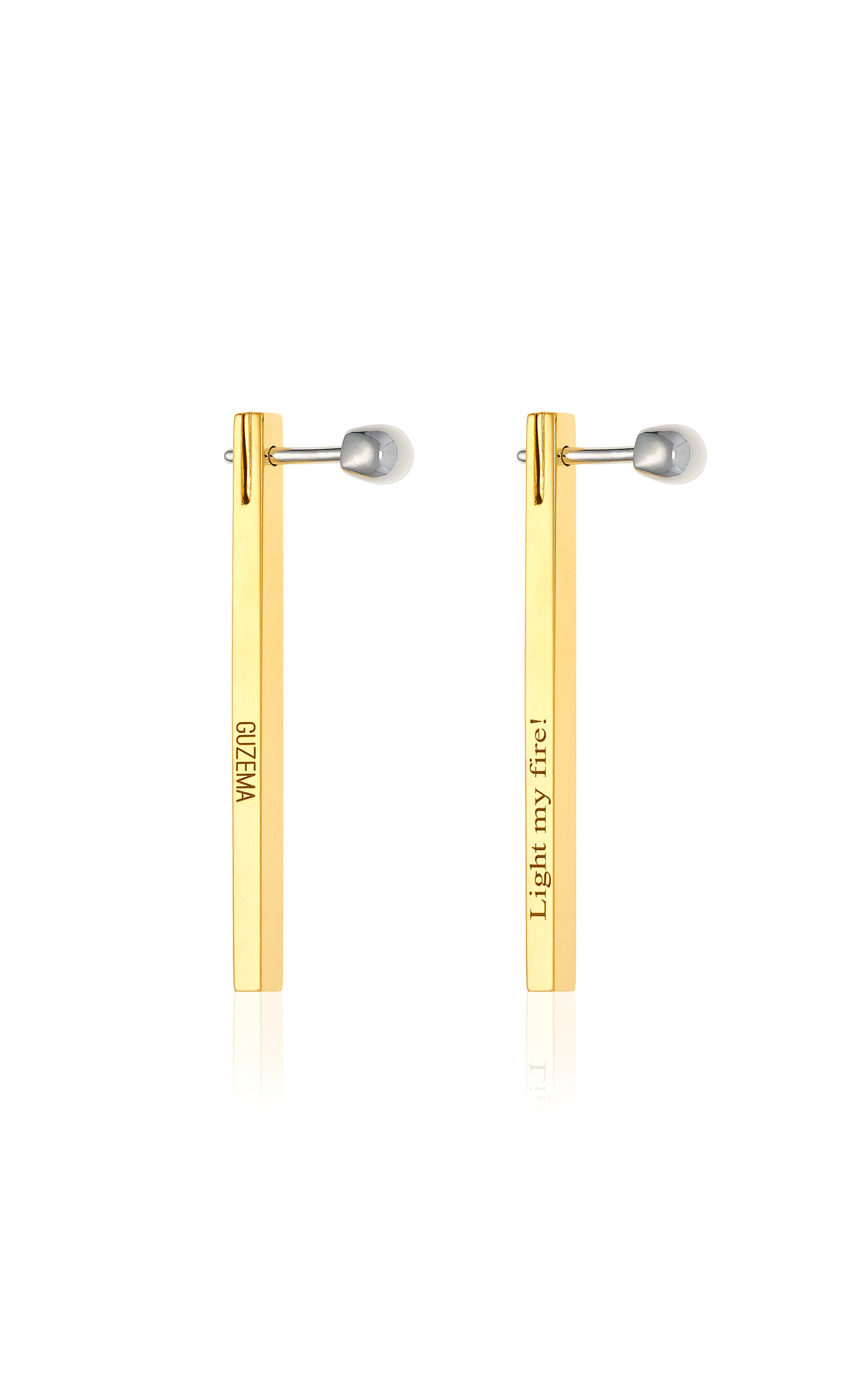 18k Yellow Gold Match Earrings