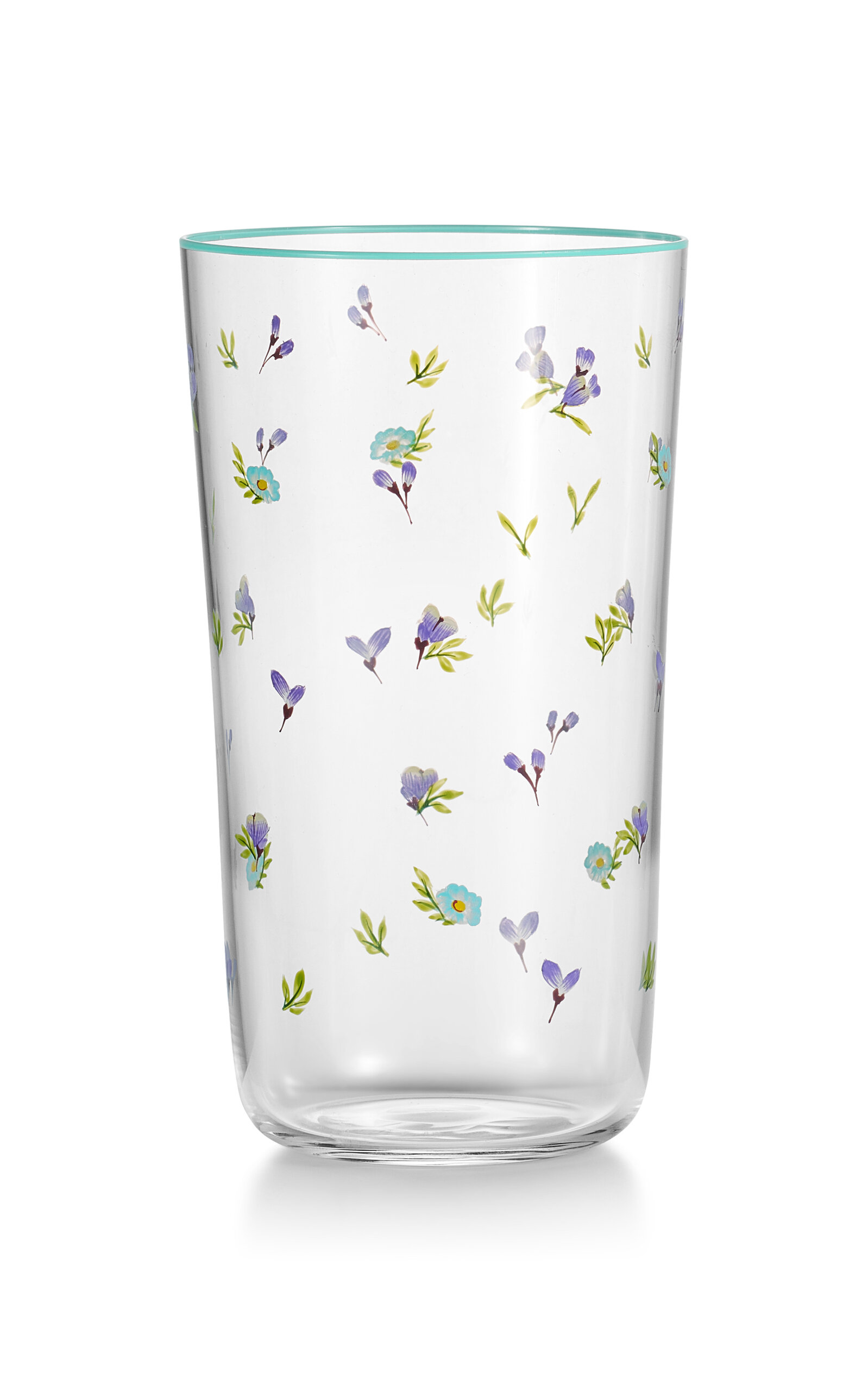 Tiffany & Co. Wildflower Crystal Water Glass - Clear
