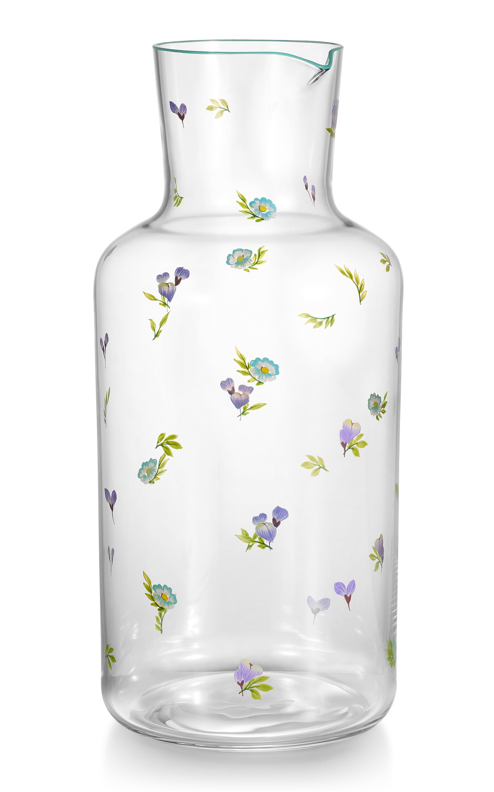 Tiffany & Co Wildflower Crystal Pitcher In Transparent