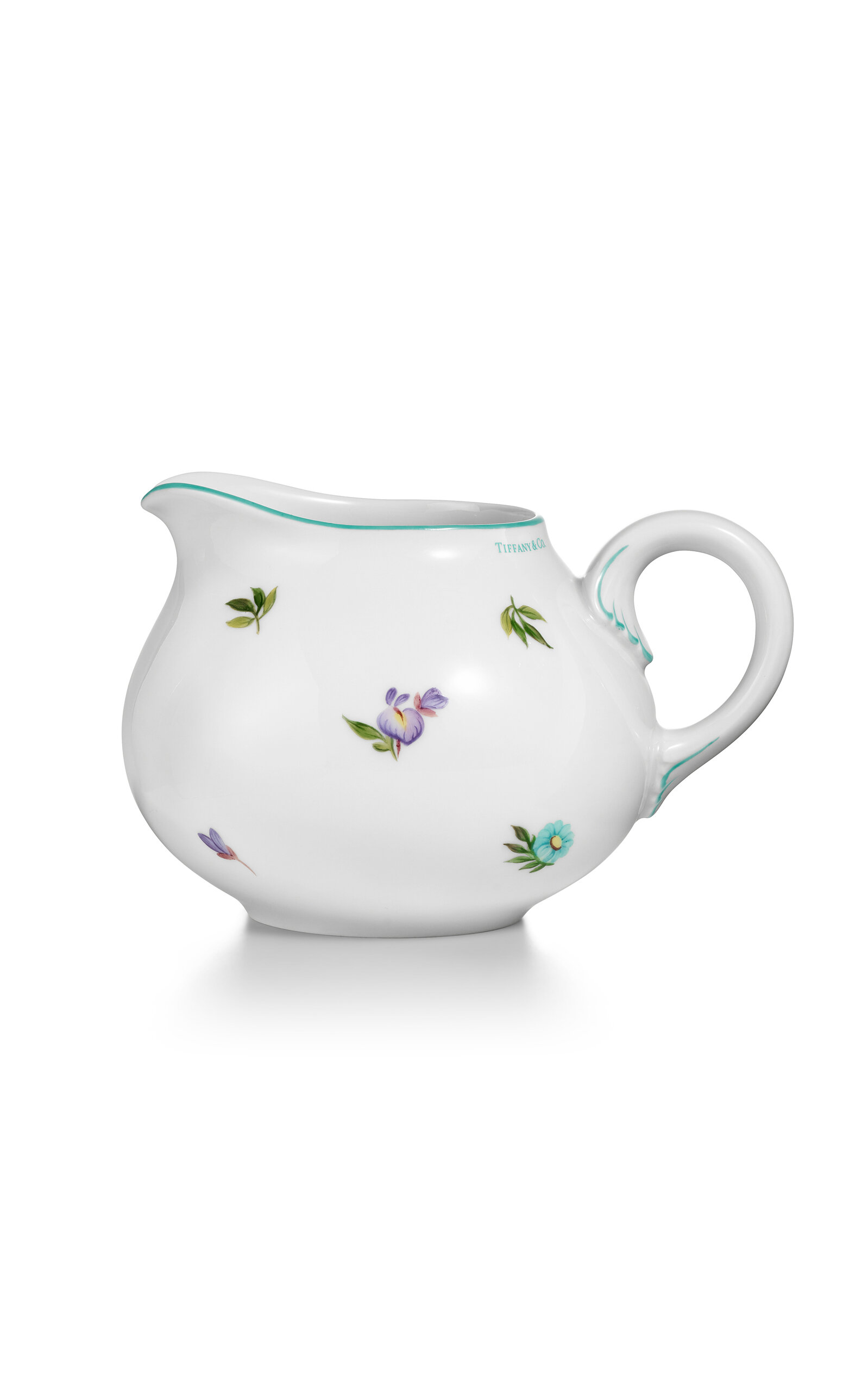 Tiffany & Co Wildflower Porcelain Creamer In White