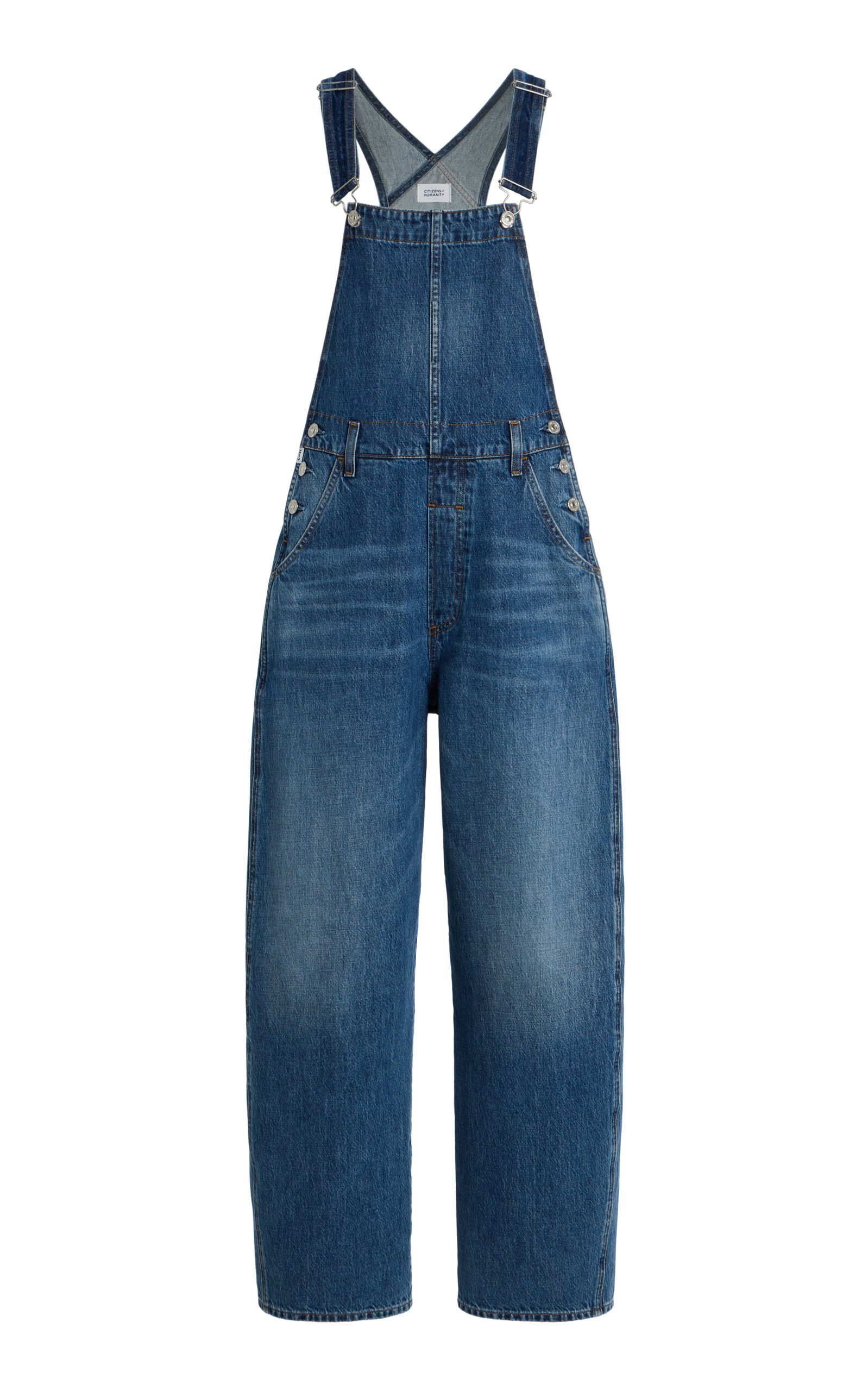 Citizen Of Humanity X Bloom Farm Exclusive Libby Denim Overalls In Blue