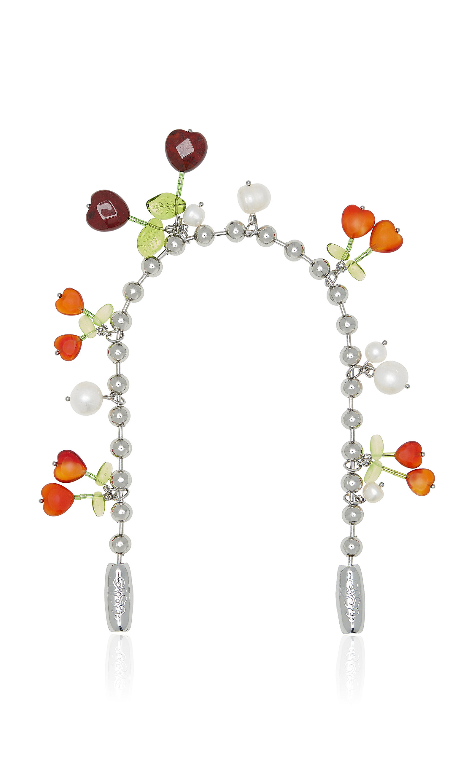 Ossa Cherry and Pearl Ballchain Phone Strap Wristlet - Multi - OS