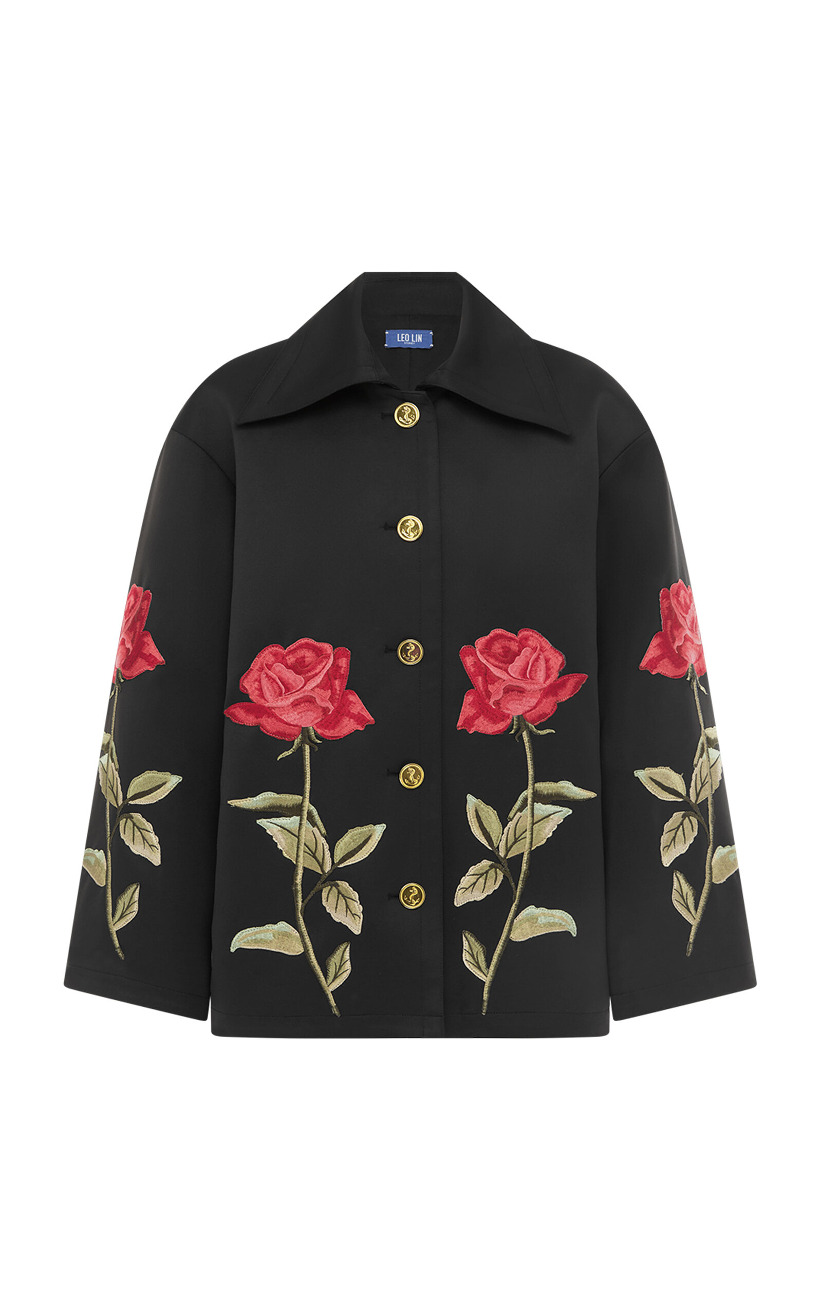 Leyna Embellished Rose Jacket