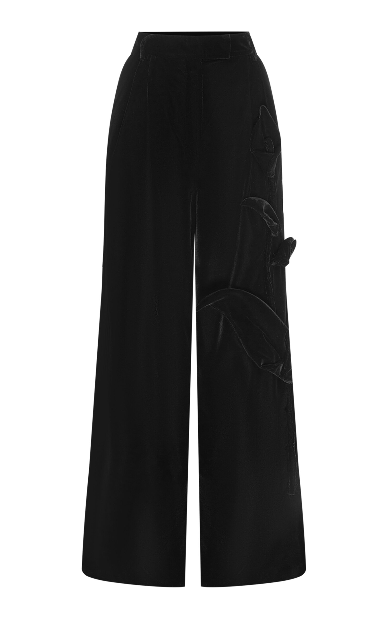 Elisha Velvet Wide-Leg Pants