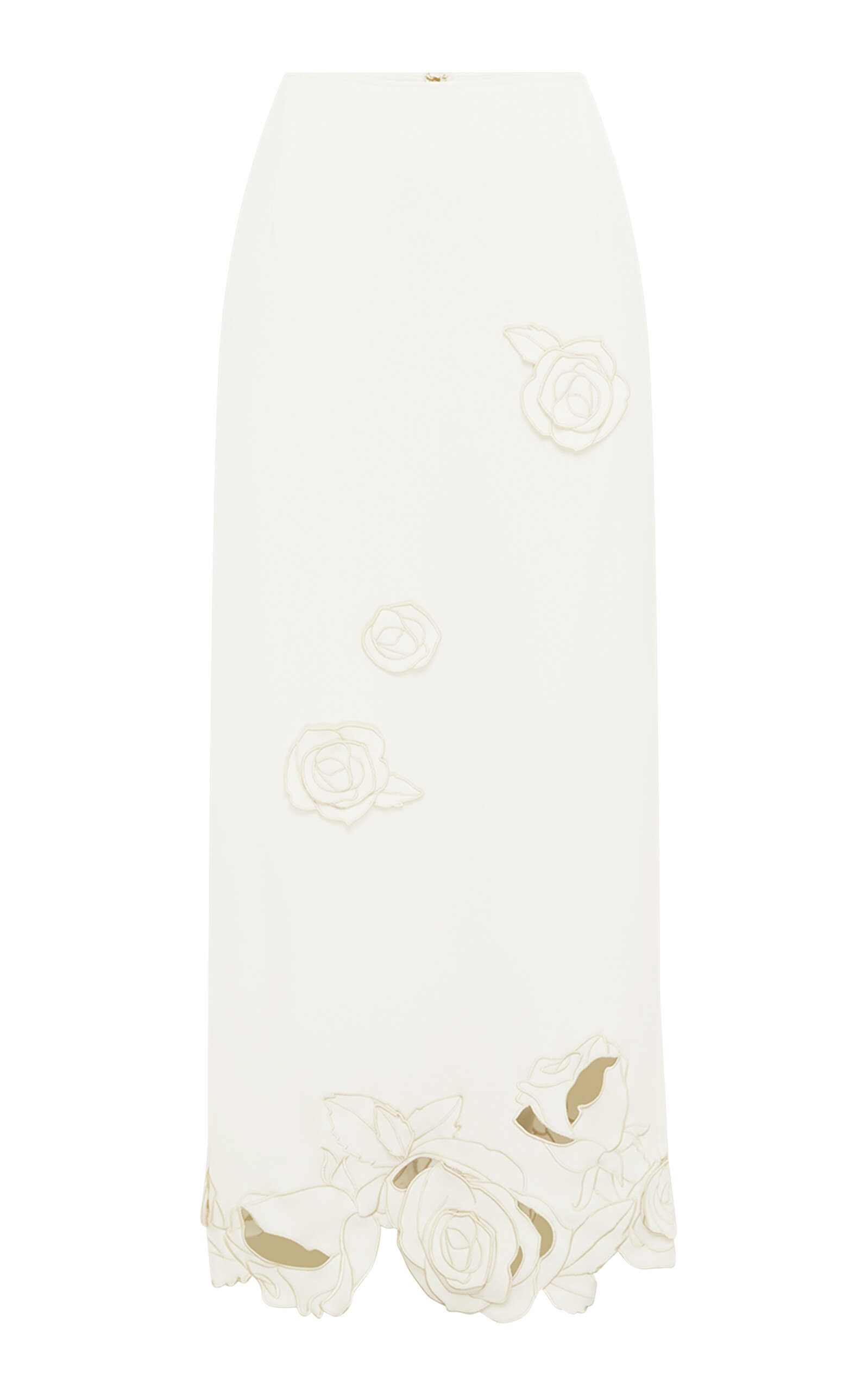 Leo Lin Kyra Appliquéd Maxi Skirt