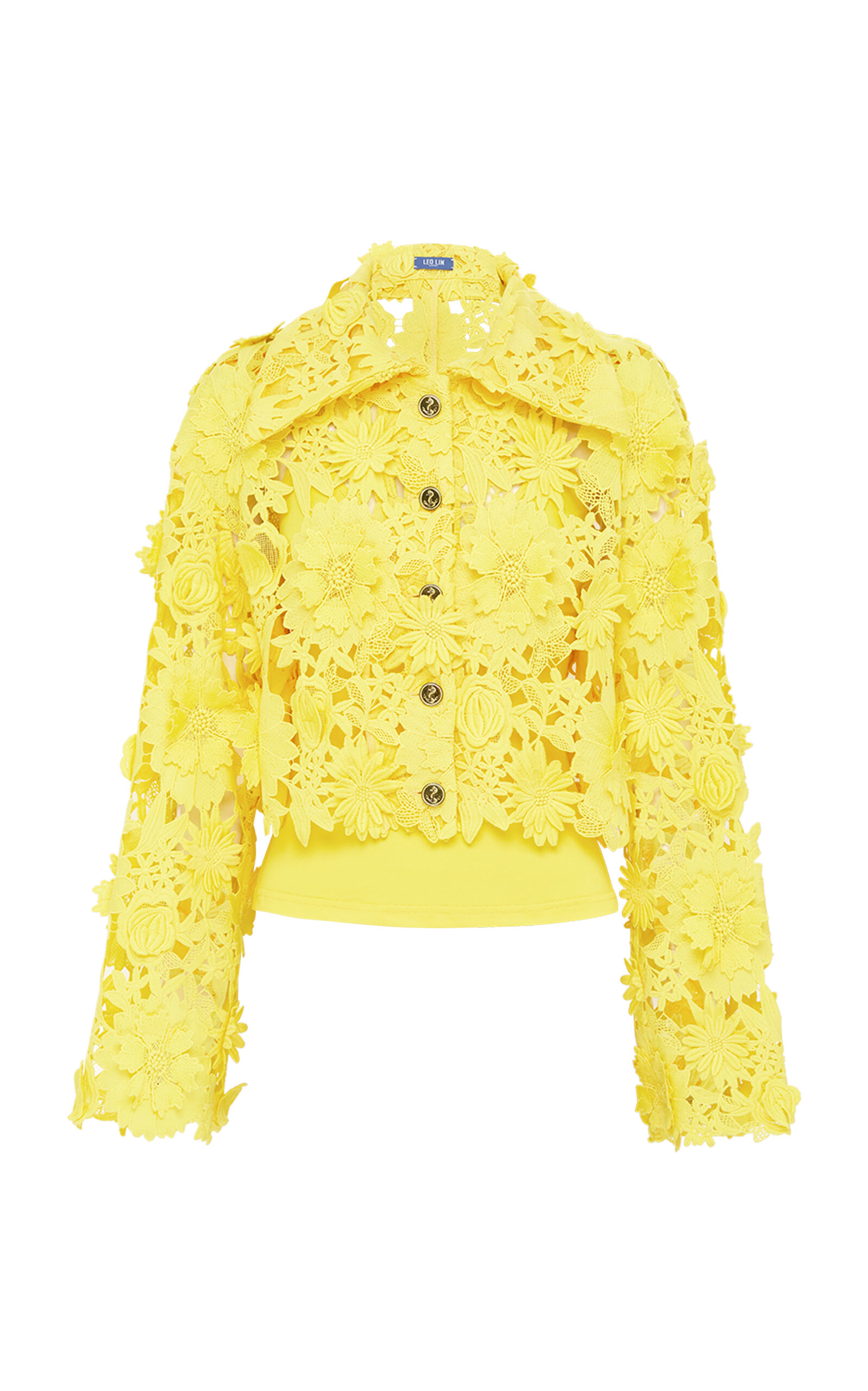 Shop Leo Lin Robyn Lace Shirt