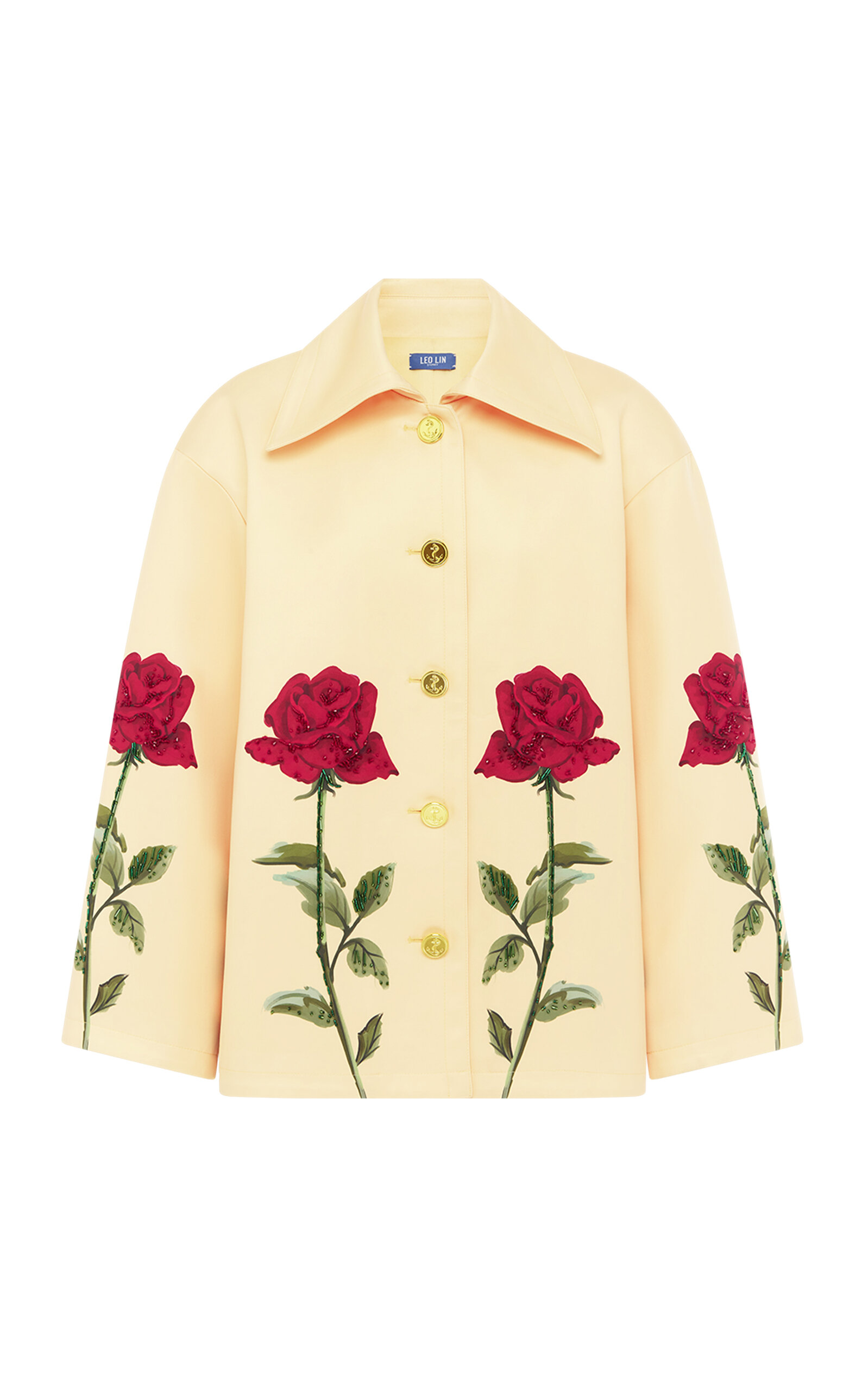 Leyna Embellished Rose Jacket