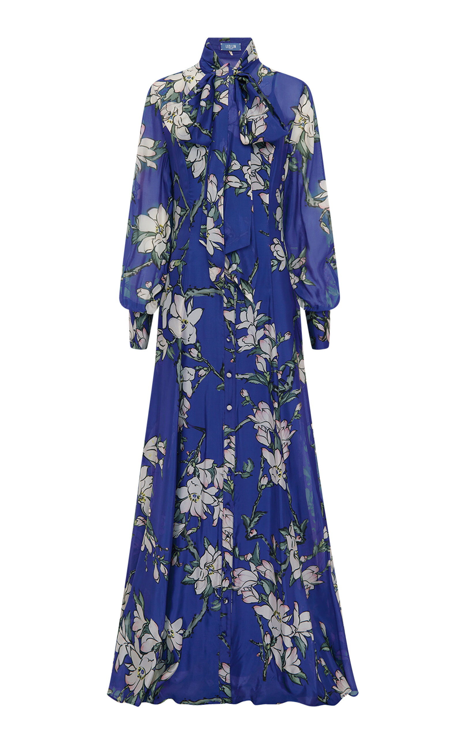 Lilith Silk-Blend Maxi Dress