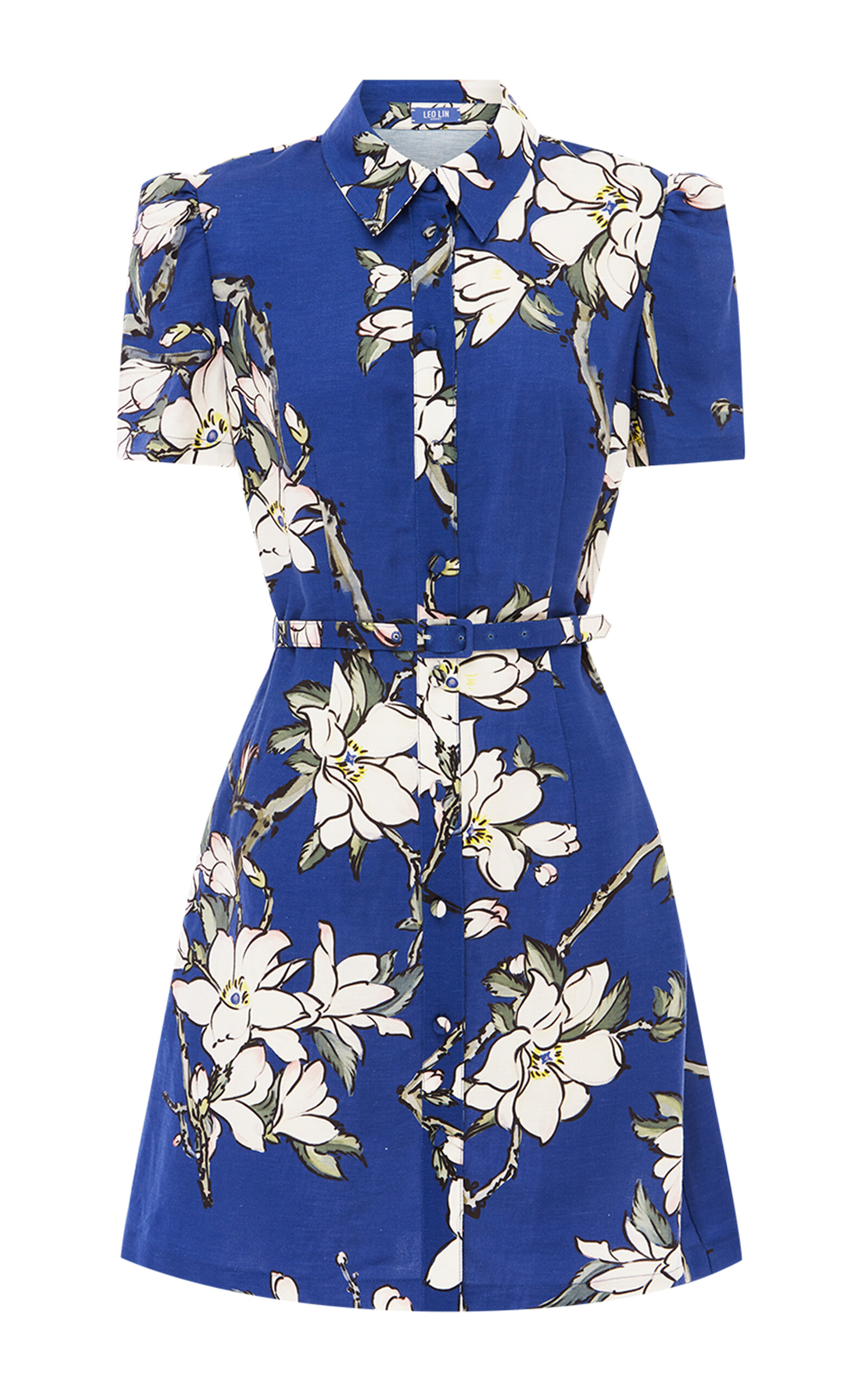 Bronte Linen-Blend Mini Dress