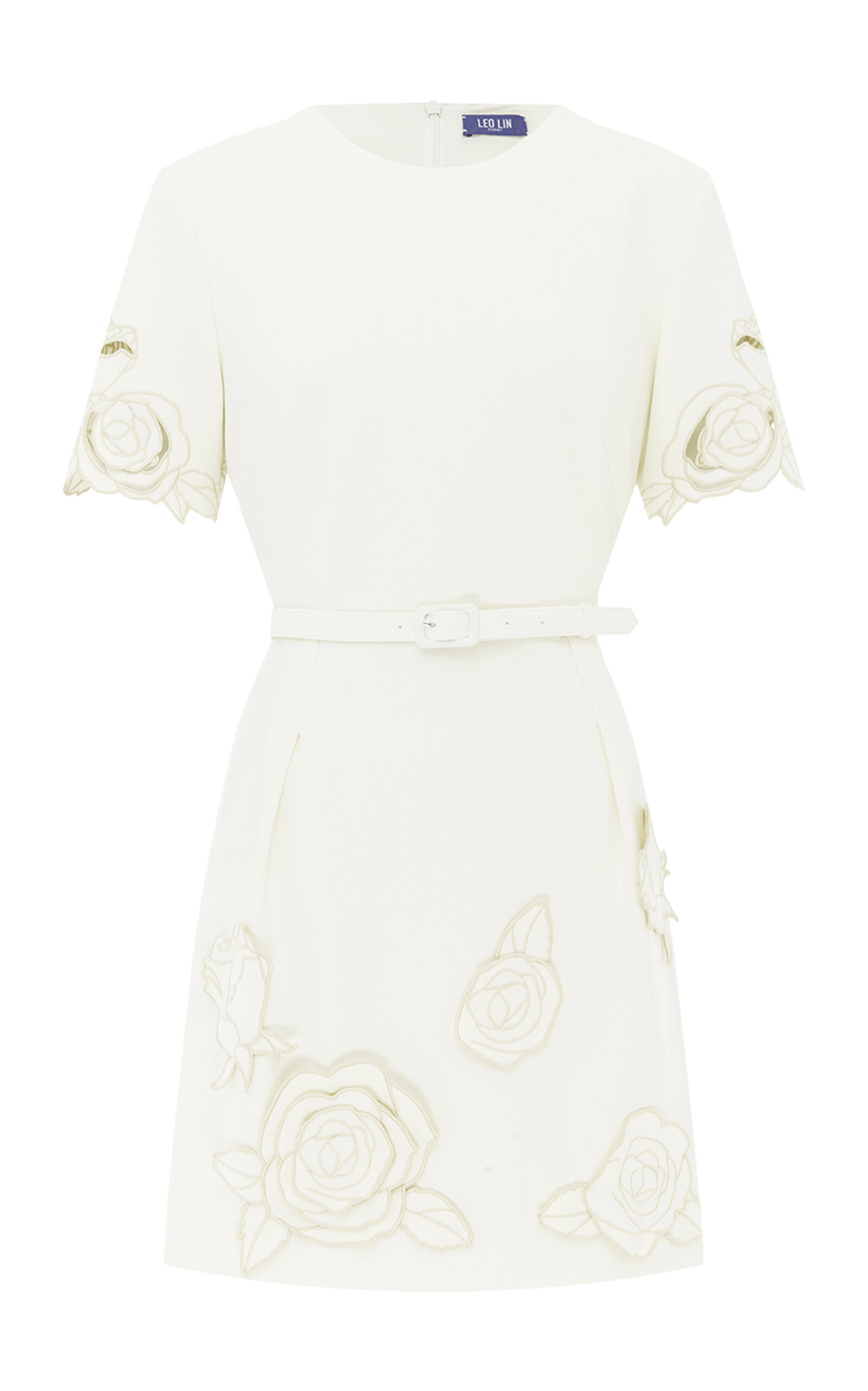 Aurelie Appliquéd Mini Dress
