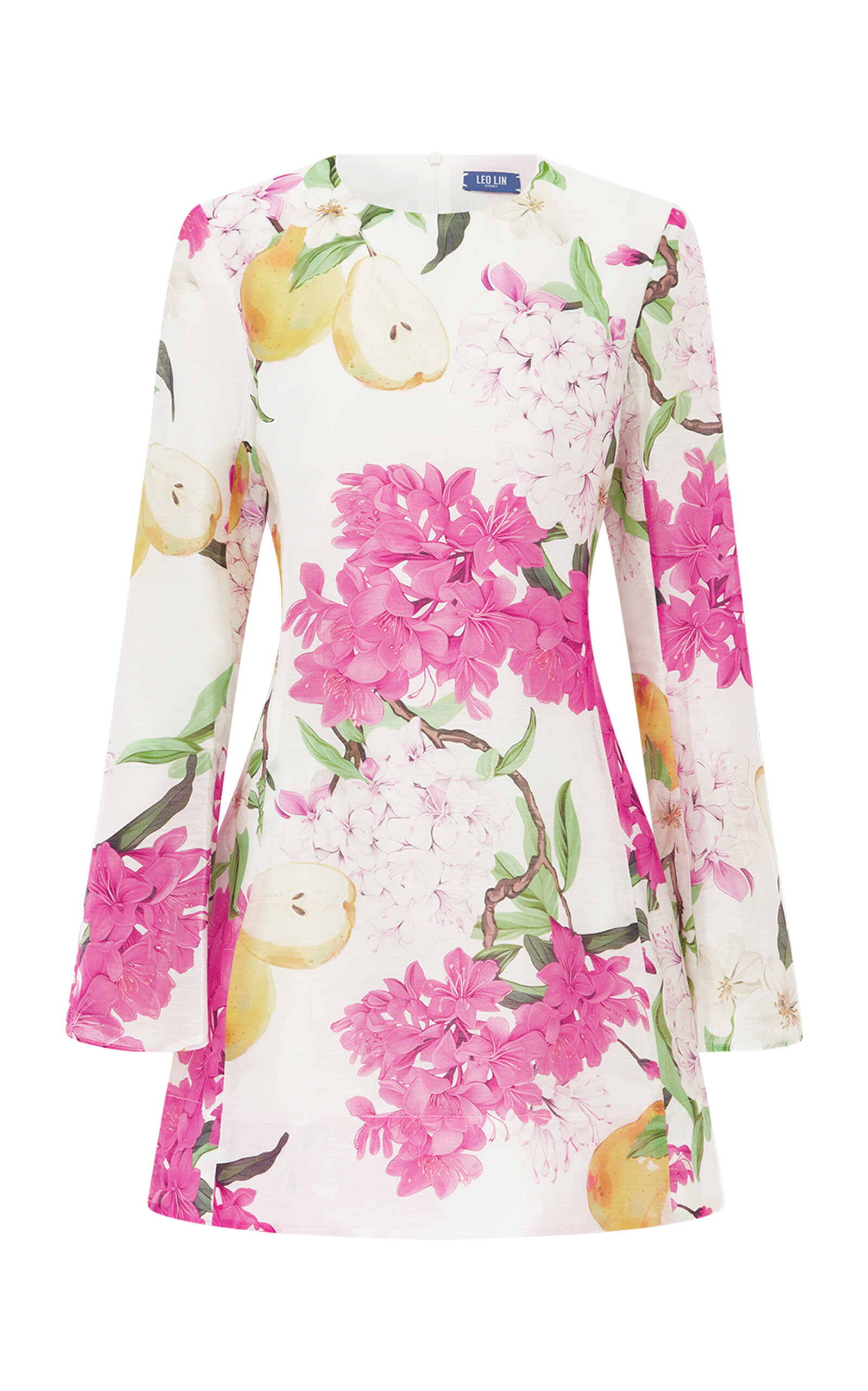 Suzanne Linen-Blend Mini Dress