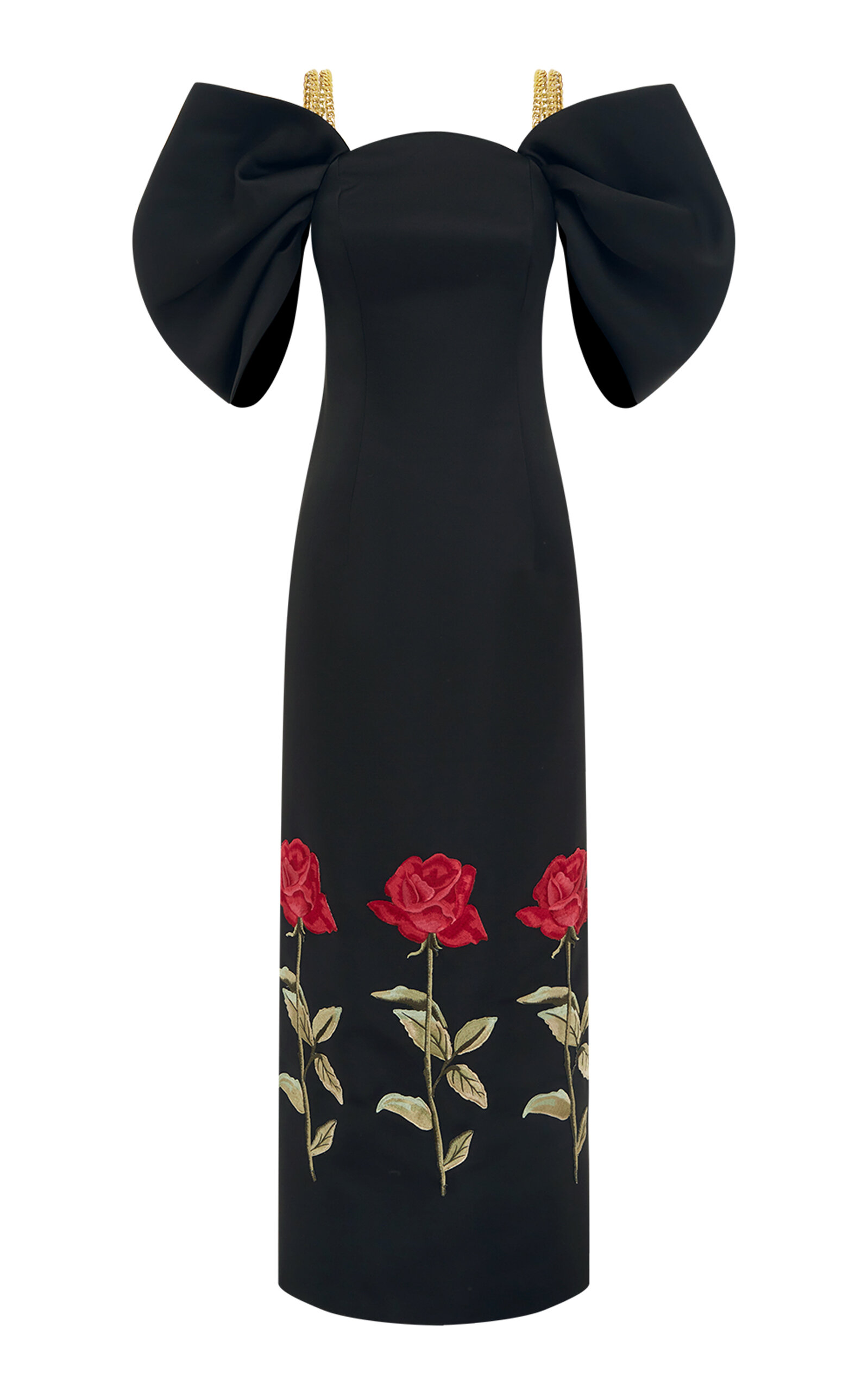 Shop Leo Lin Arabella Embroidered Maxi Dress