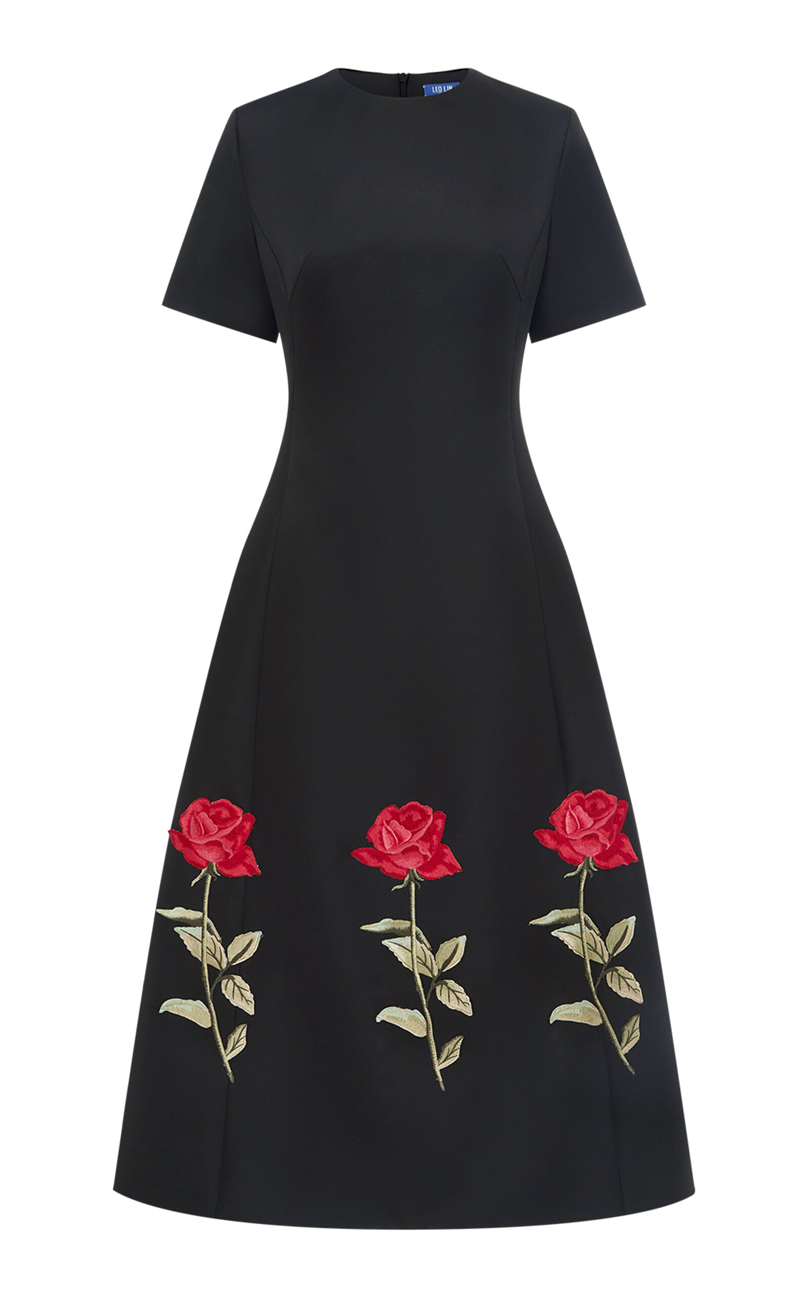 Leo Lin Caroline Embellished Rose Midi Dress