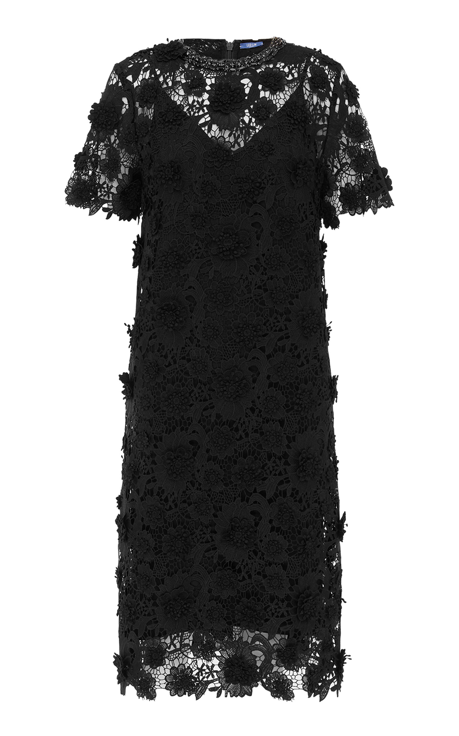 Leo Lin Sheridan Lace Midi Dress