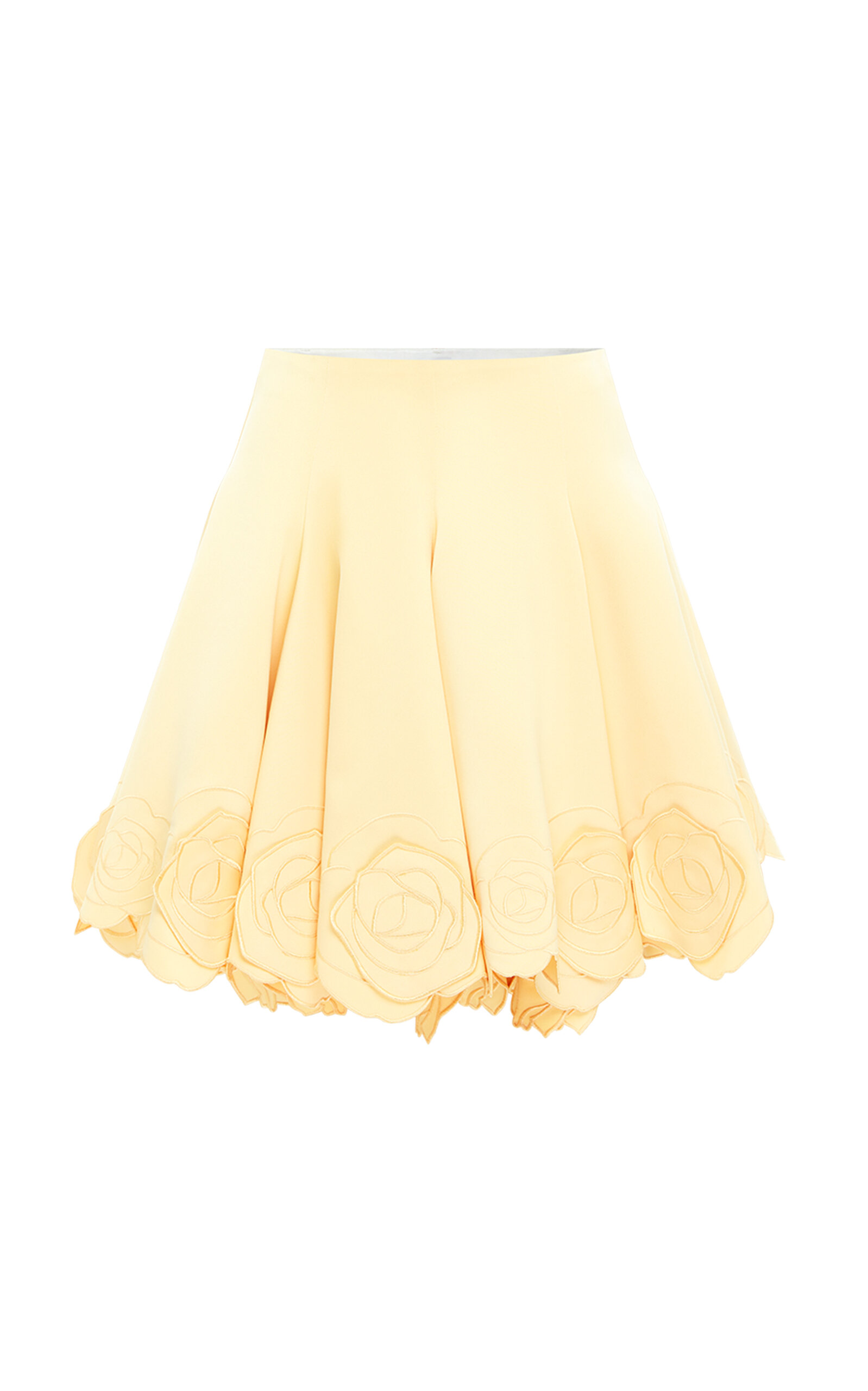 Leo Lin Kaity Appliquéd Mini Skirt