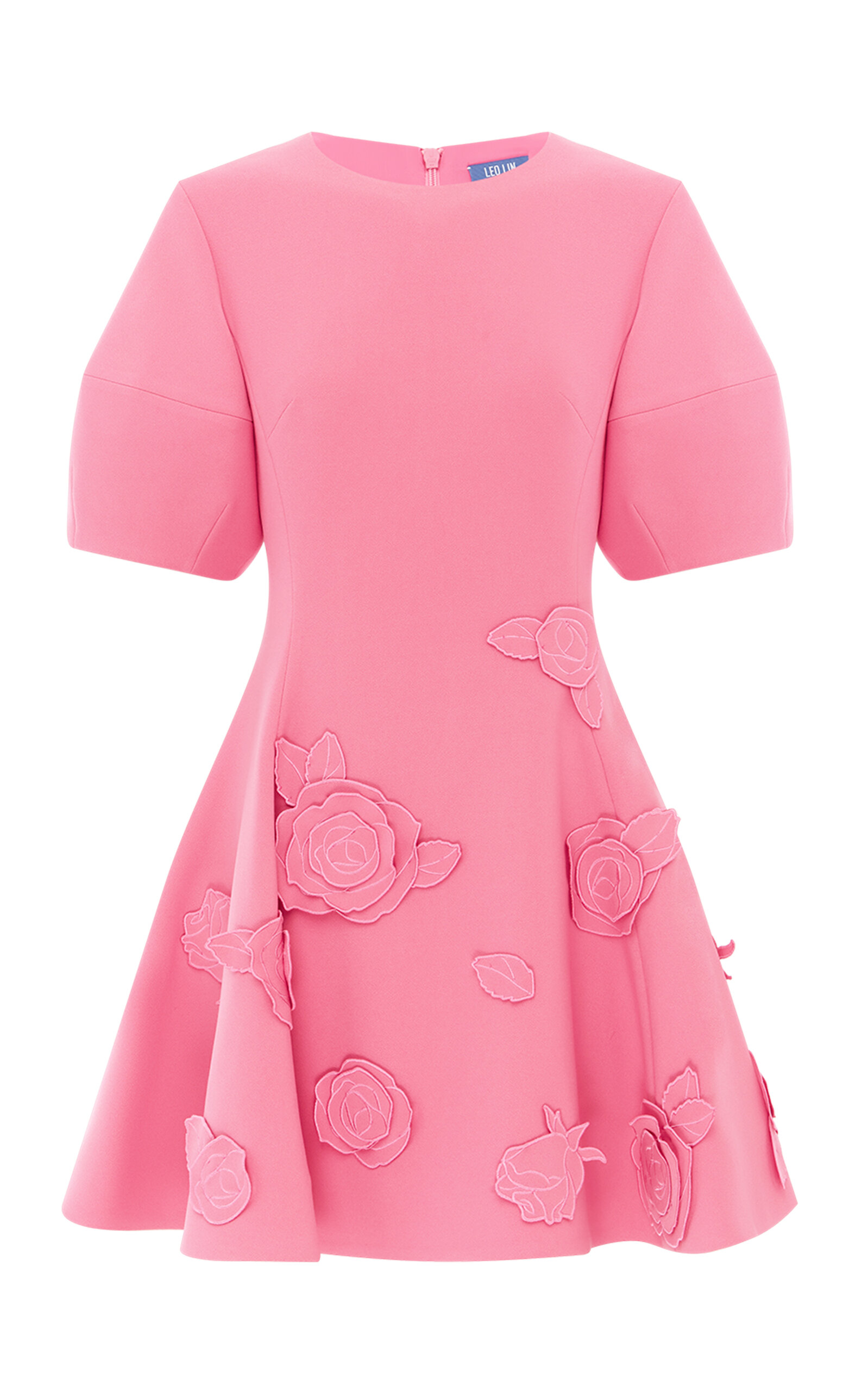 Leo Lin Simona Appliquéd Mini Dress