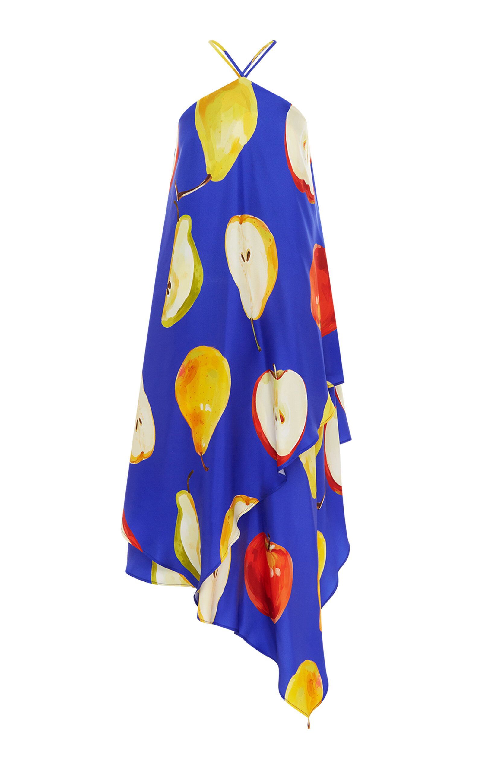 Leo Lin Sally Silk Halterneck Maxi Dress