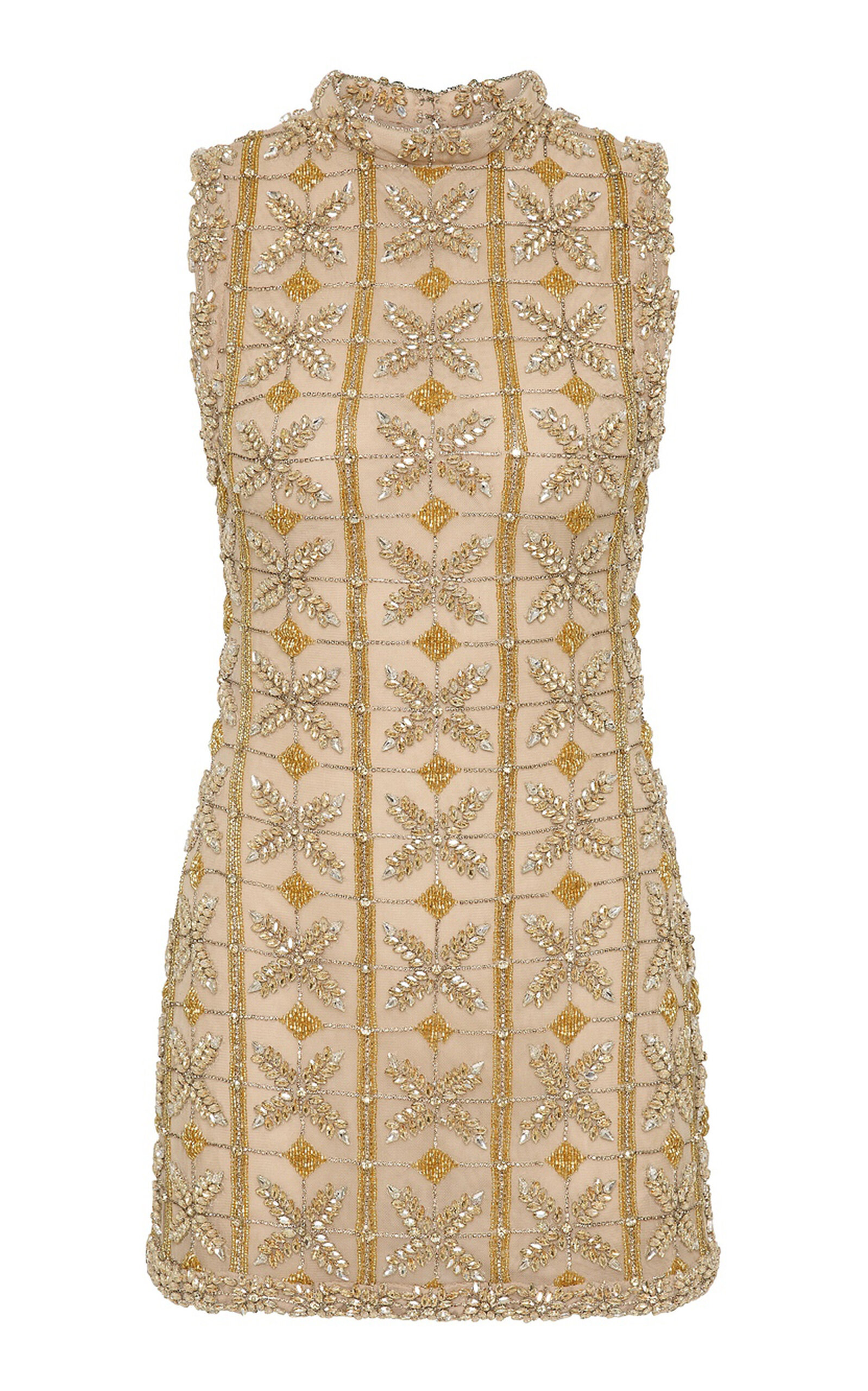 Iris Embellished Tulle Mini Dress