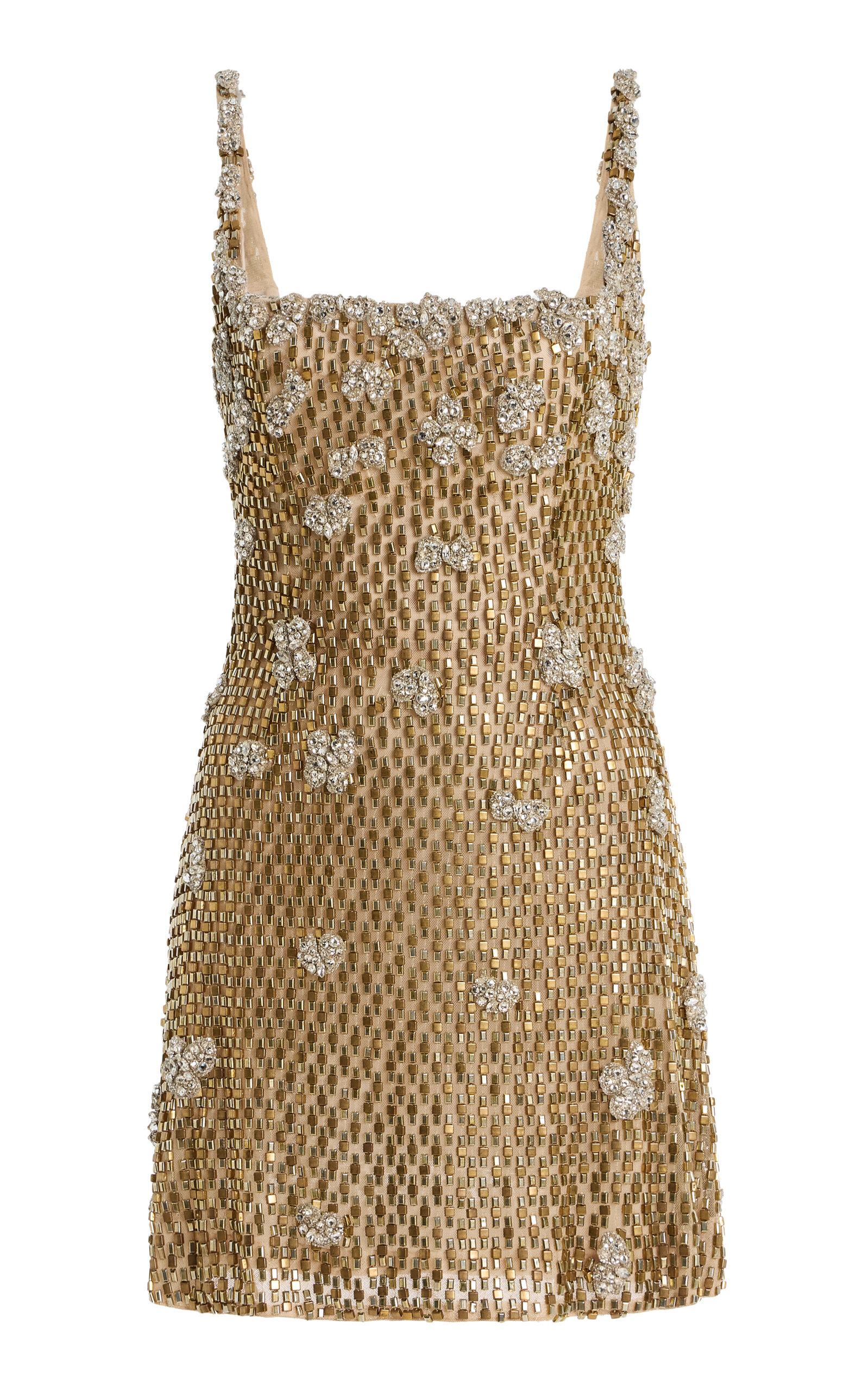 Rachel Gilbert Solana Embellished Tulle Mini Dress