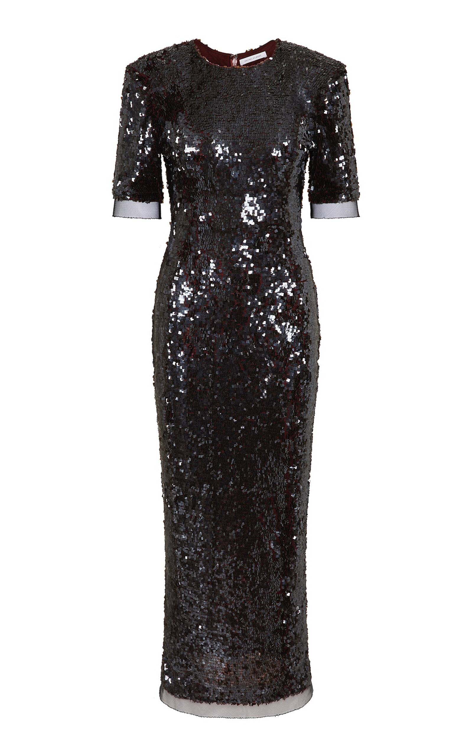 Kaia Squined Tulle Maxi Dress