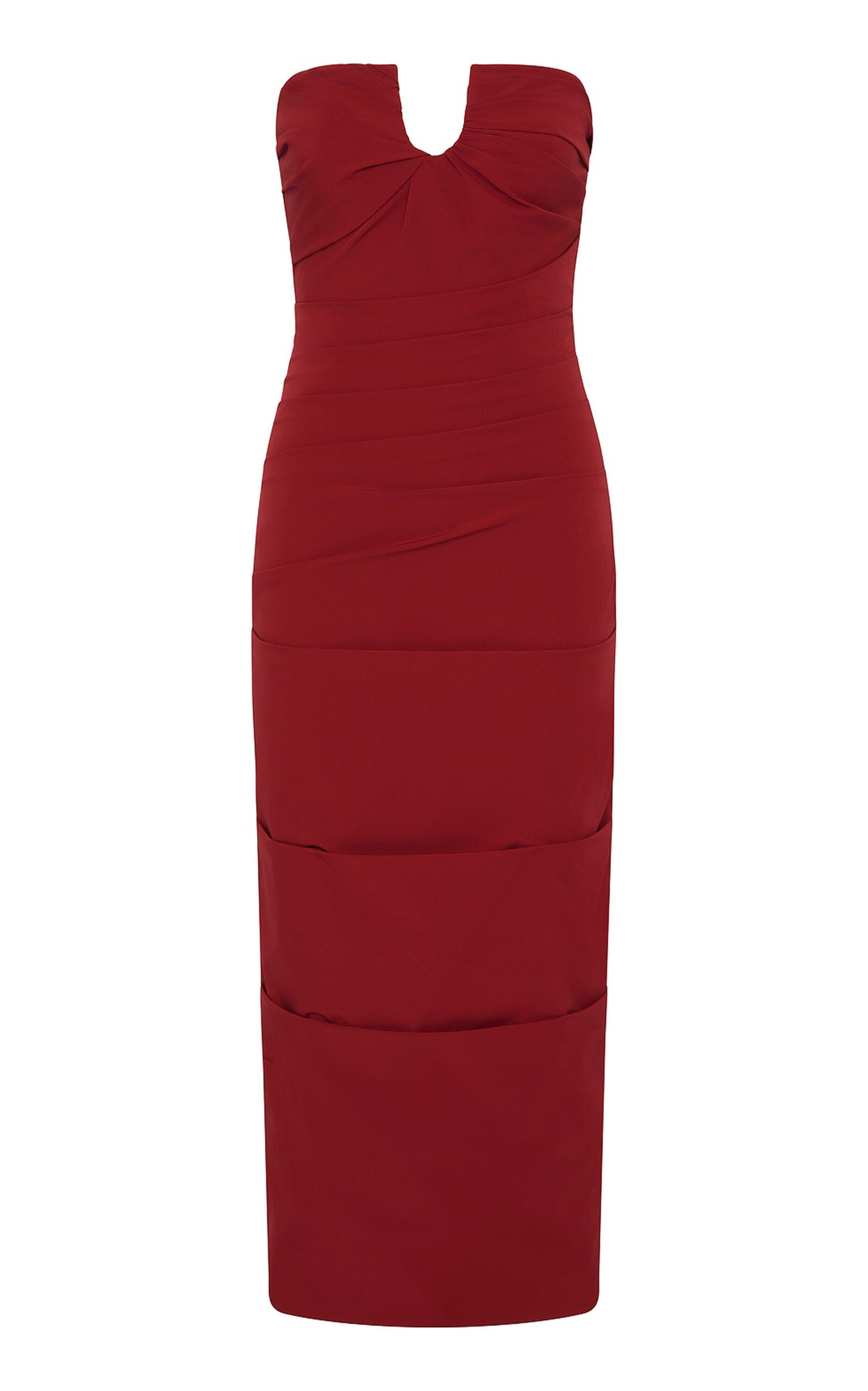 Freda Strapless Midi Dress