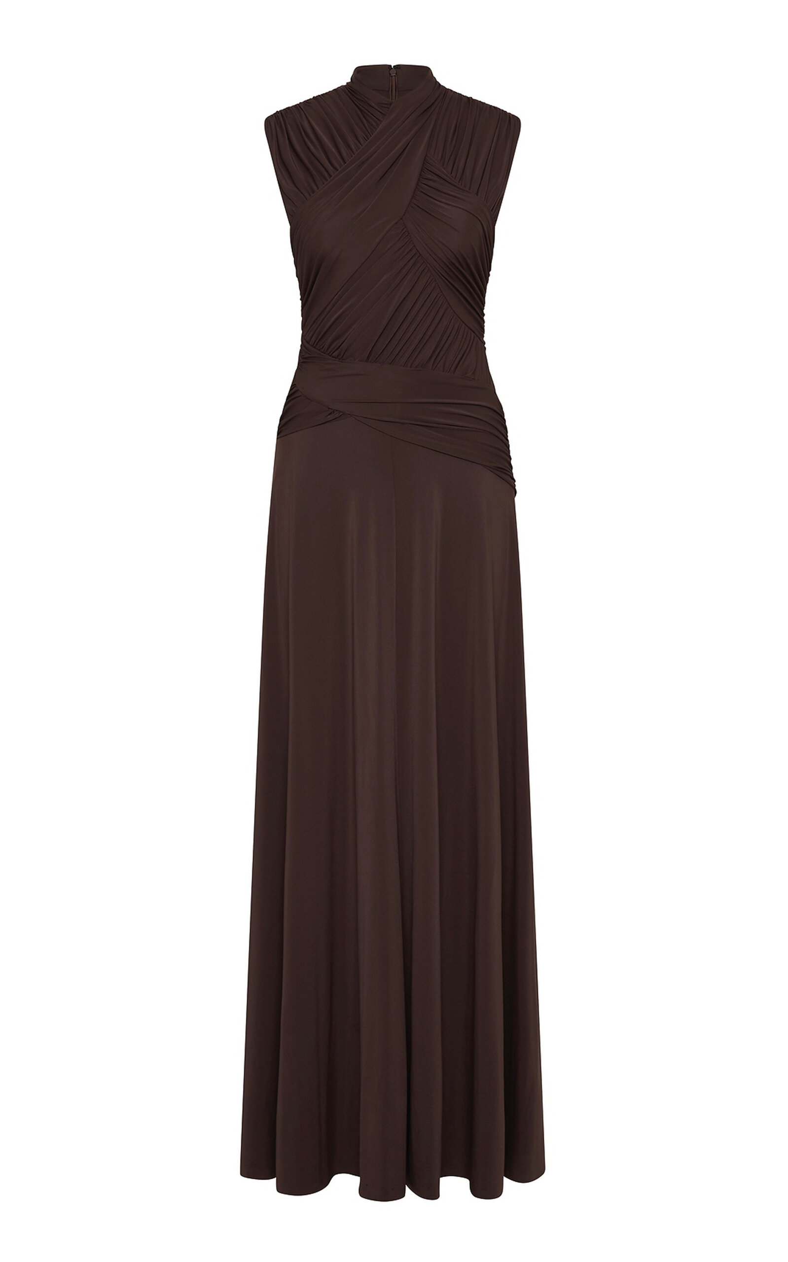 Rachel Gilbert Juniper Ruched Gown