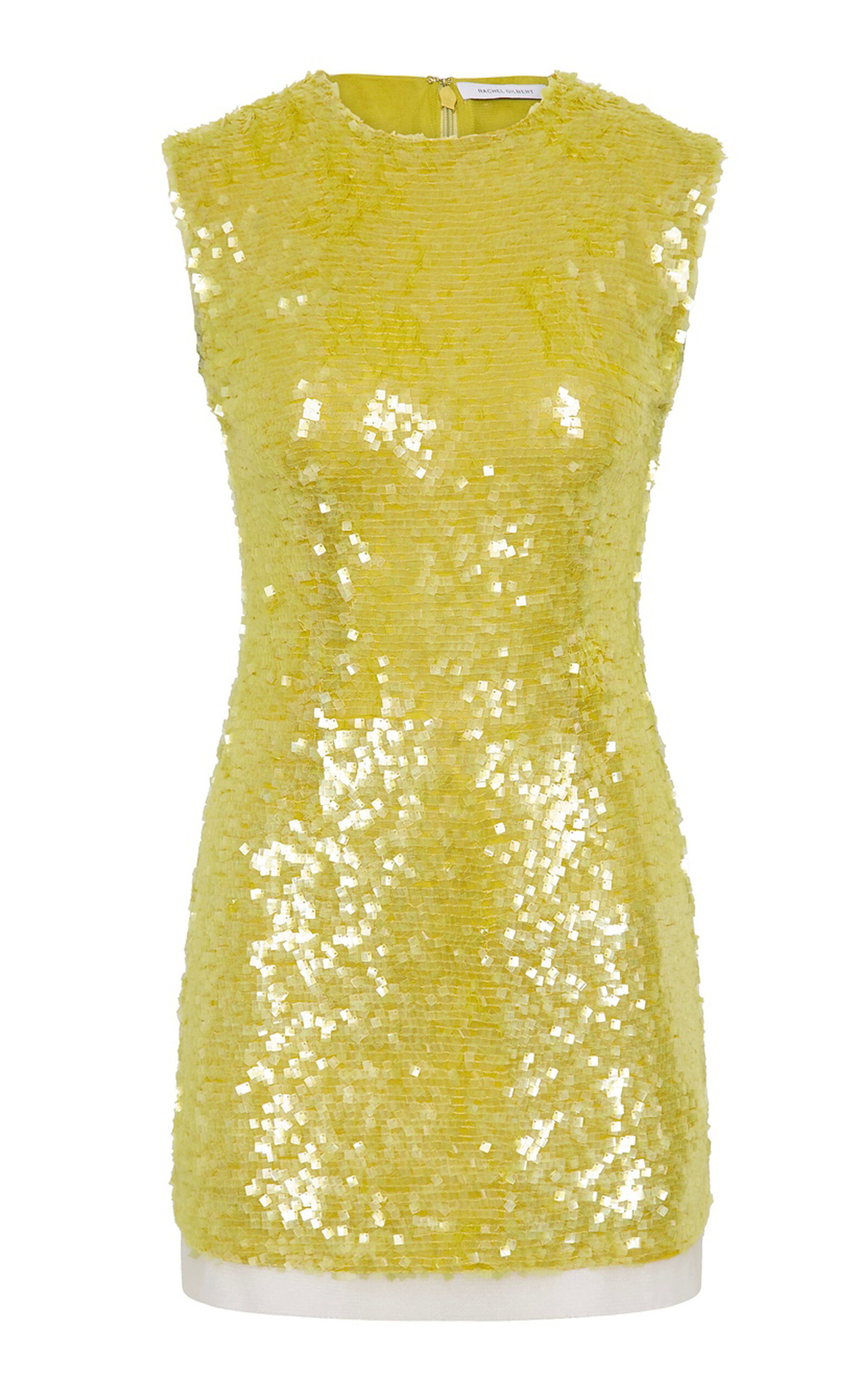 Rachel Gilbert Kaia Sequined Tulle Mini Dress