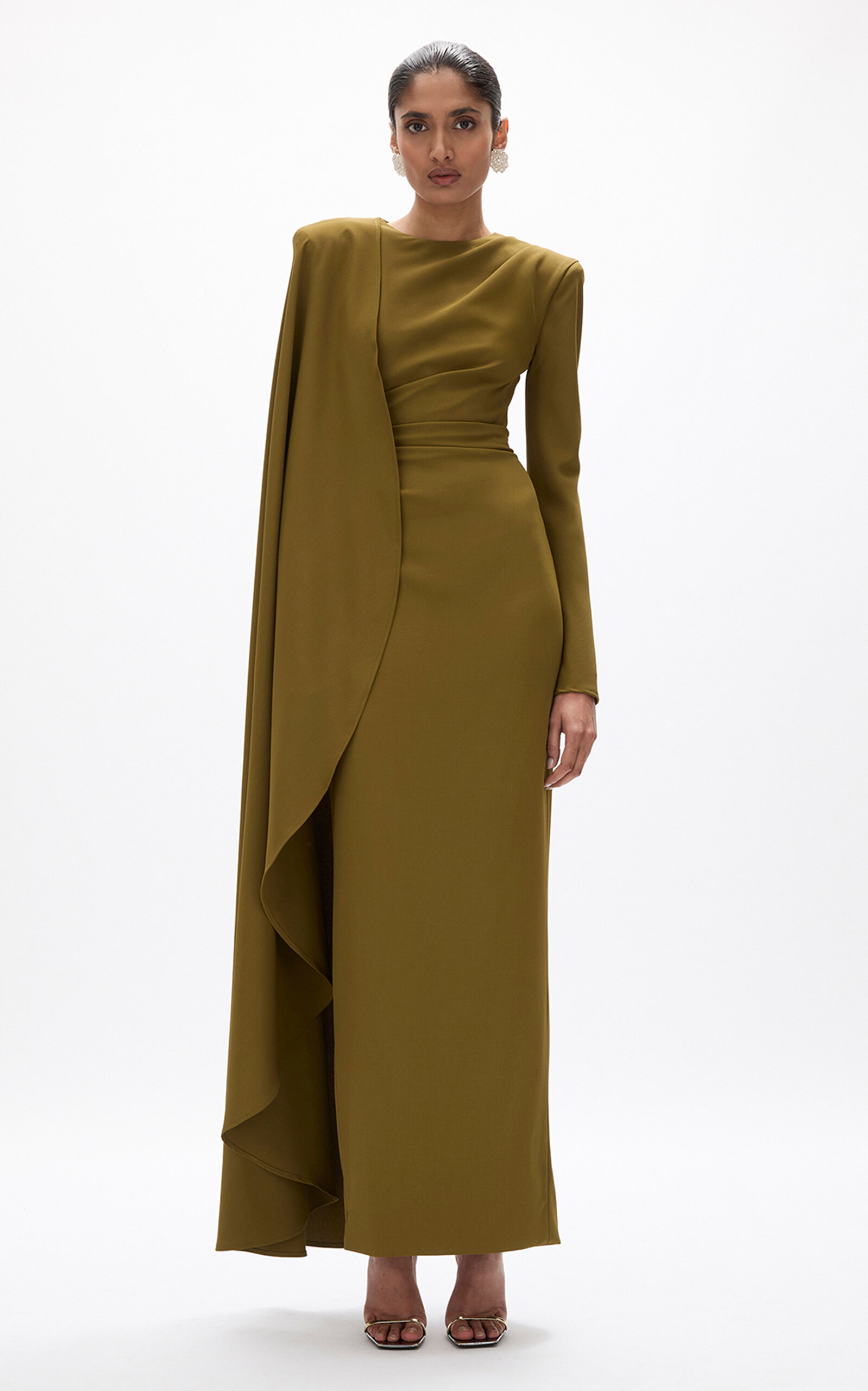 Dion Cape Maxi Dress