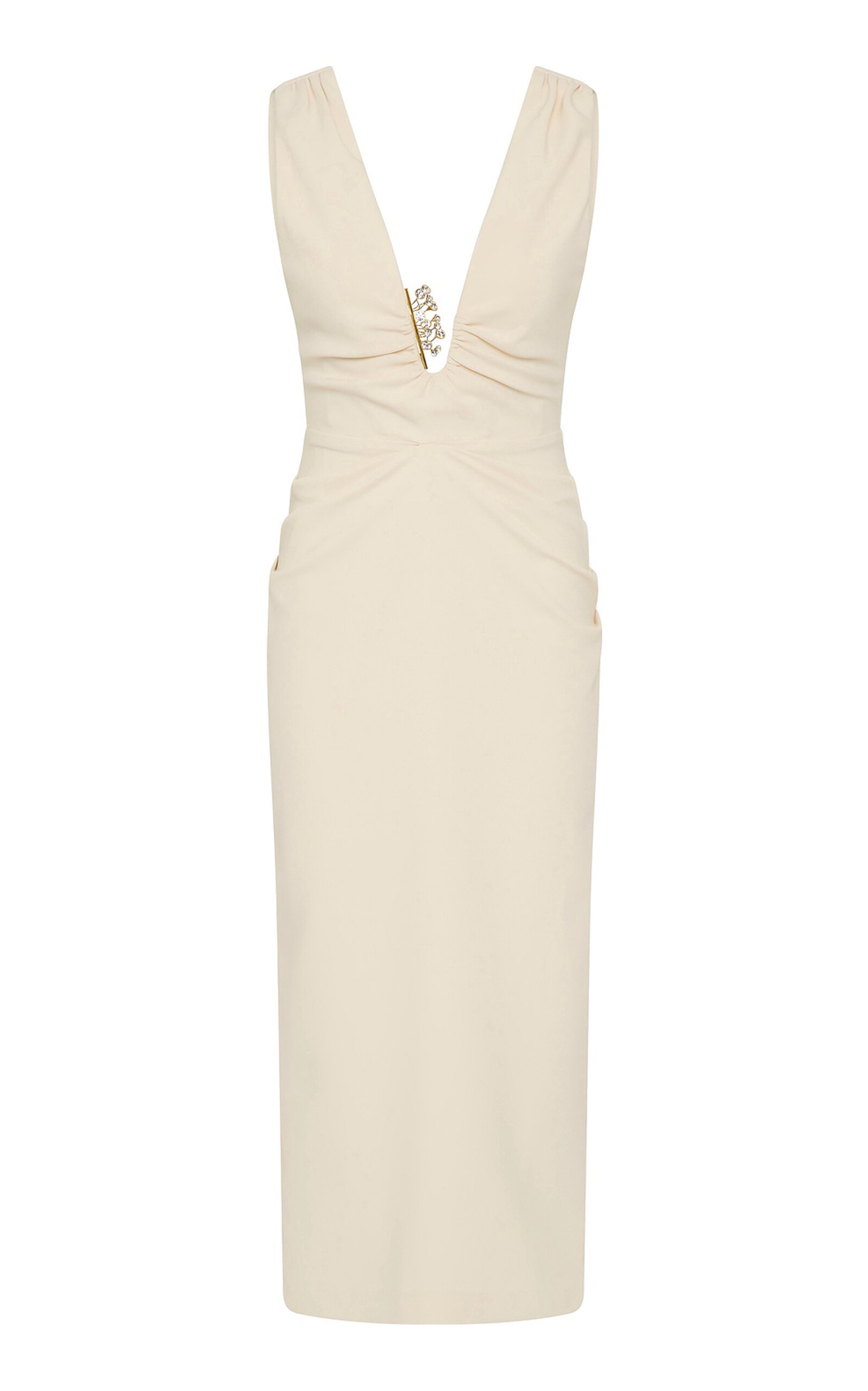 Rachel Gilbert Martina Gathered Midi Dress