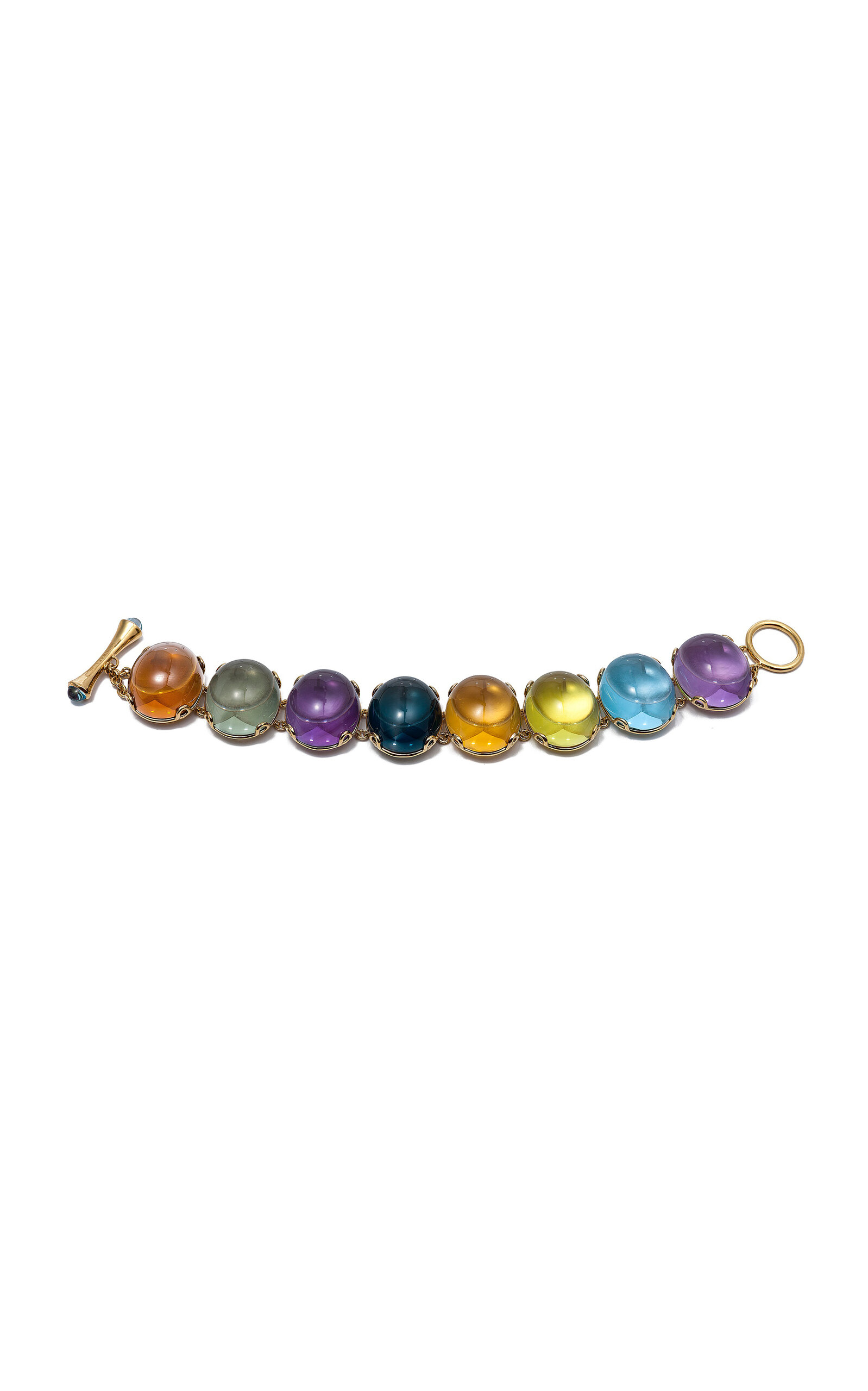 18K Yellow Gold Multi-Stone Bracelet