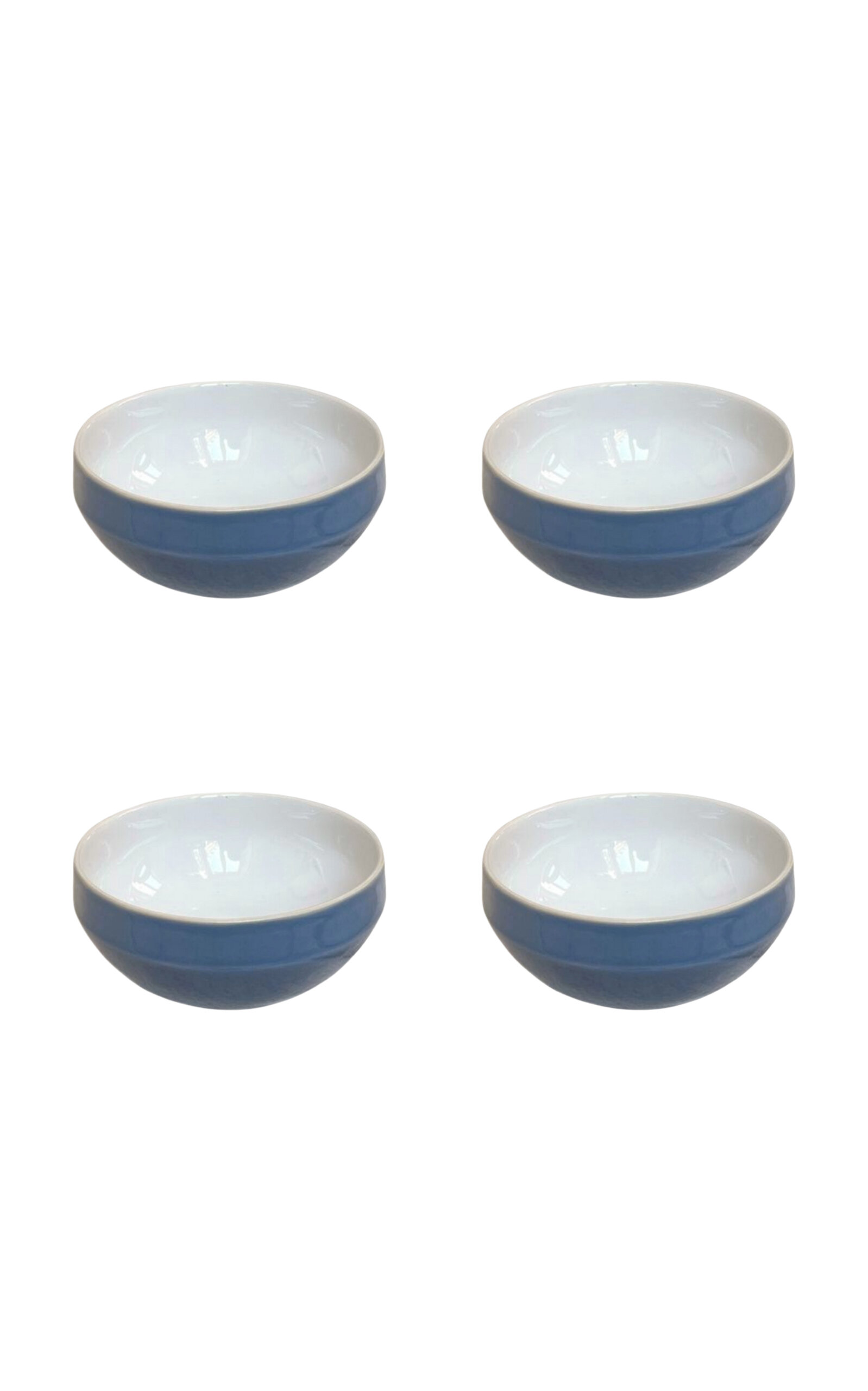 THE LINO Essential Set-of-Four Stoneware Cereal Bowls - Navy