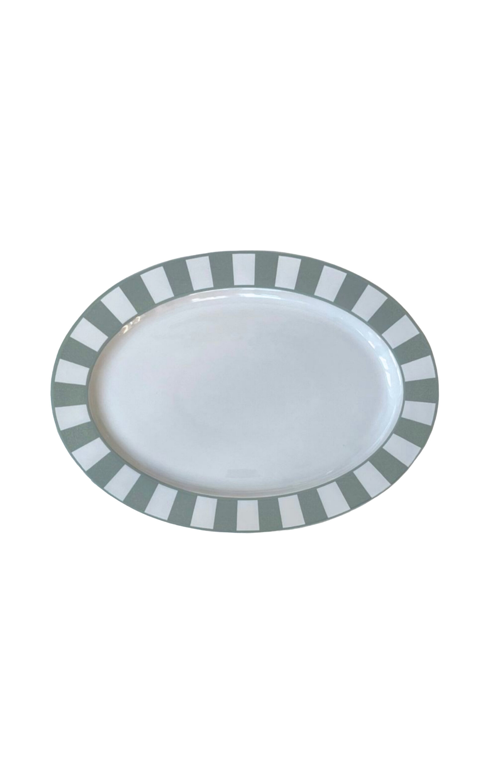 THE LINO Essential Stoneware Serving Plate - Green