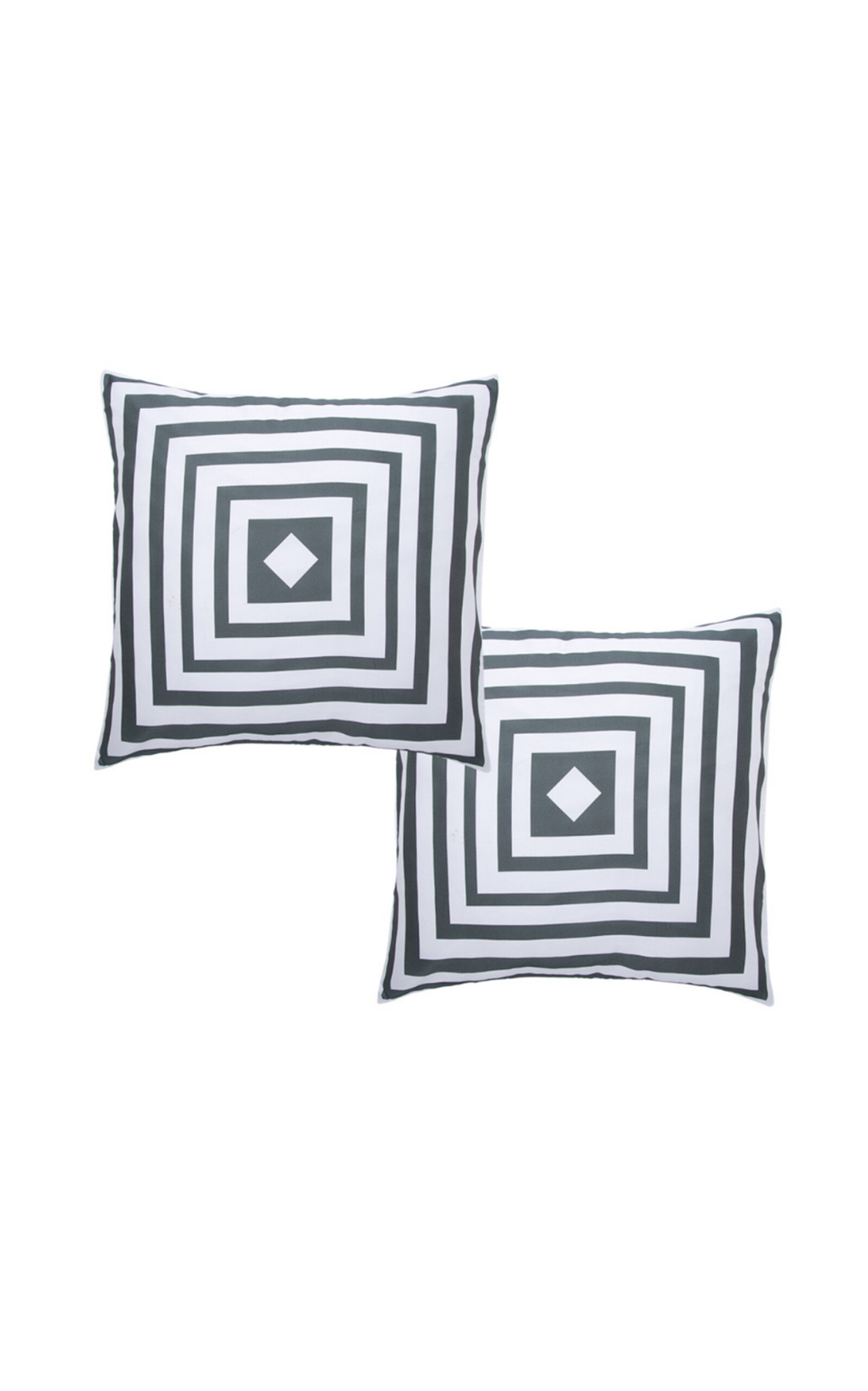 THE LINO Essential Set-Of-Two Cotton Shams - Green