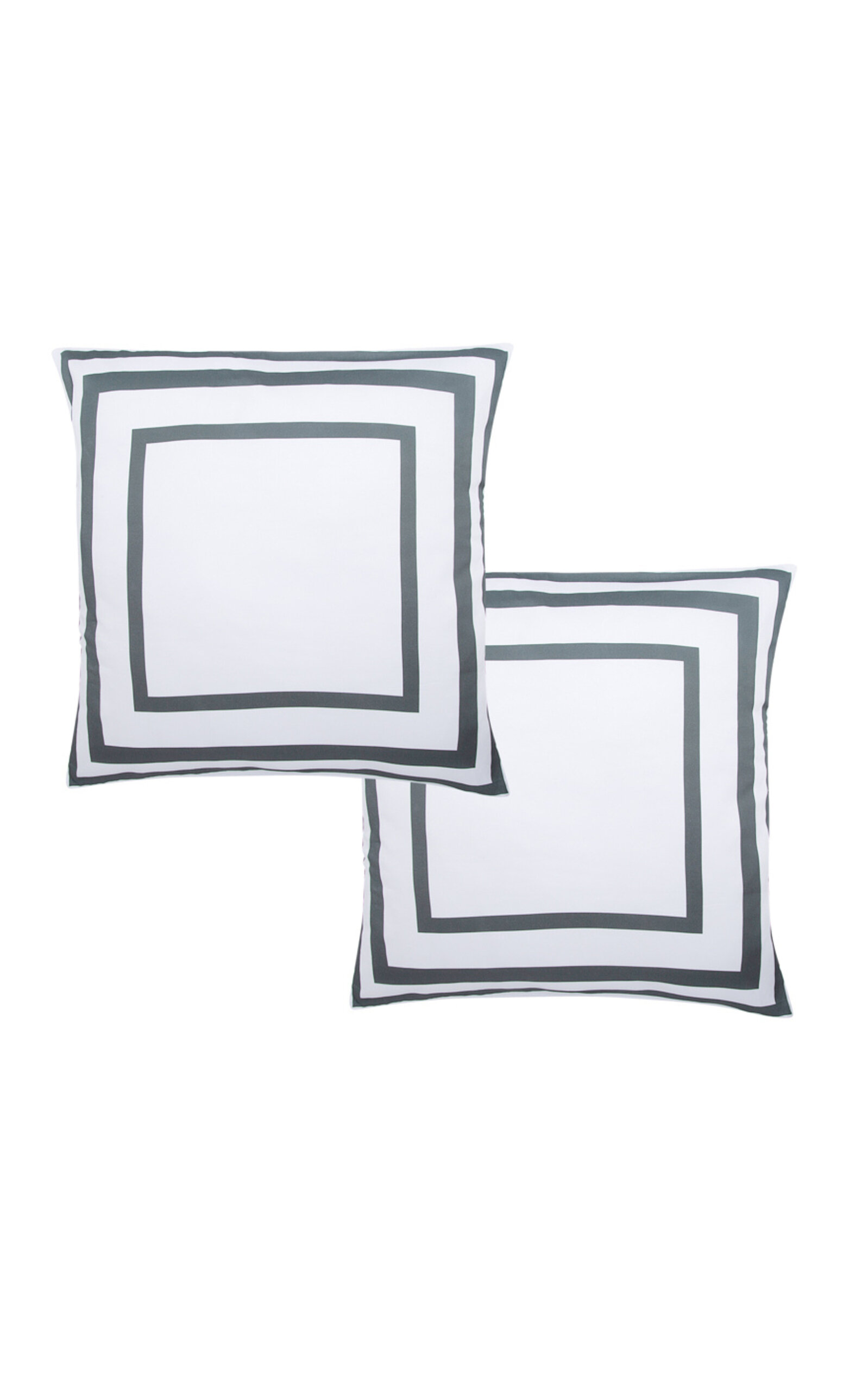 THE LINO Essential Set-Of-Two Cotton Pillowcases - Green