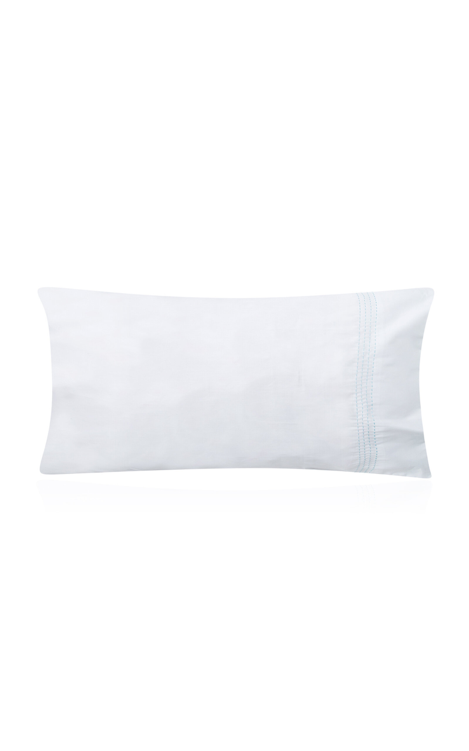 THE LINO Essential Embroidered Pillowcase - King - Turquoise