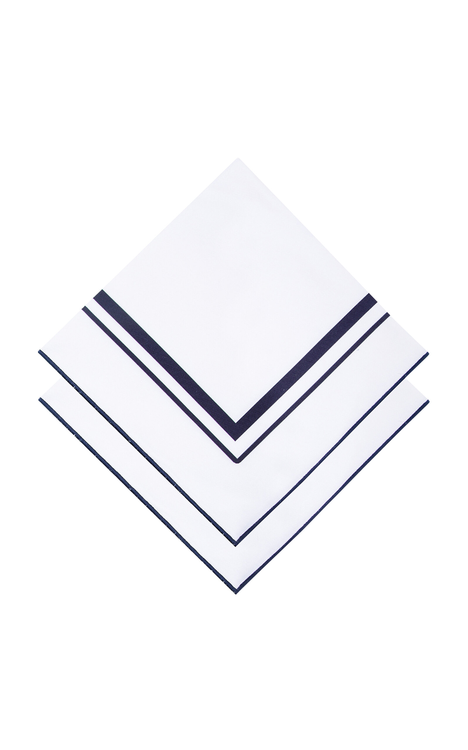 THE LINO Essential Set-Of-Two Cotton Napkins - Navy