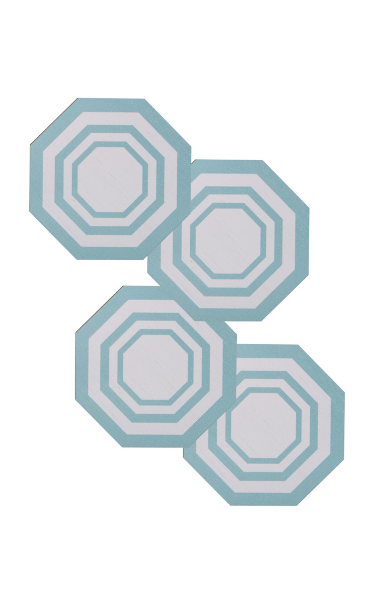 The Lino Essential Set-of-four Coasters In Blue