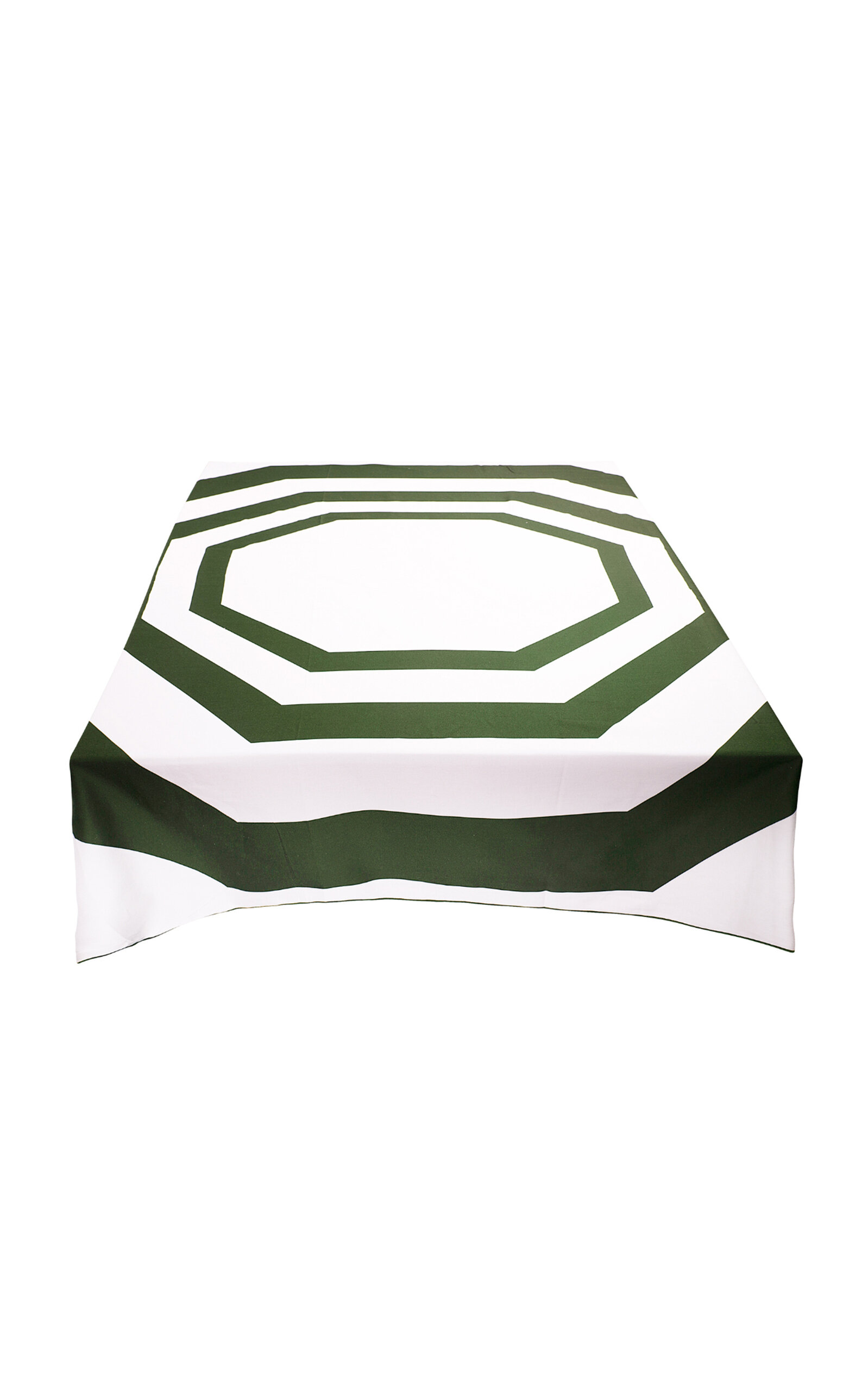 The Lino Essentials Green Square Tablecloth
