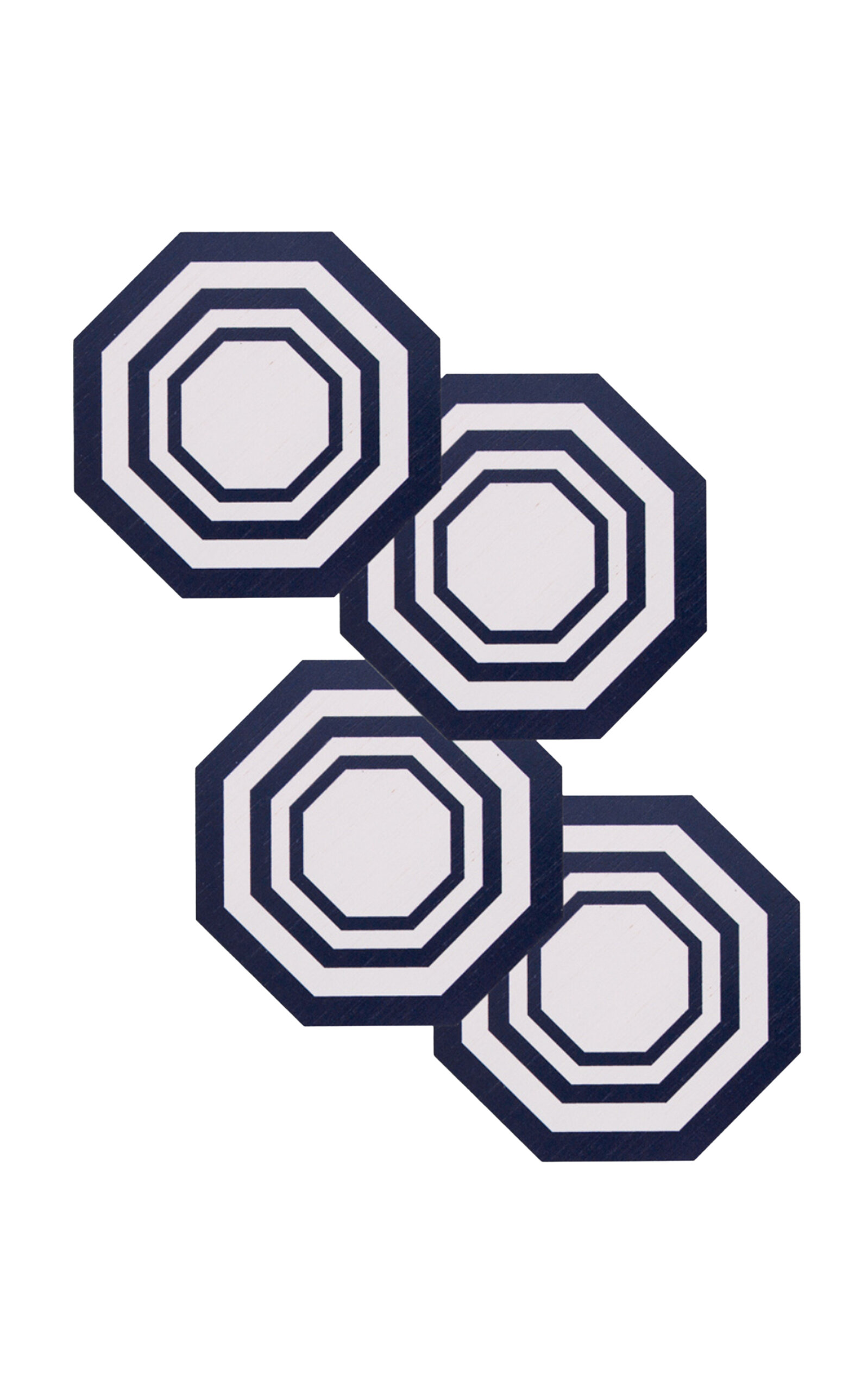 THE LINO Essentials Wood Coaster - Navy - Men's Clothing