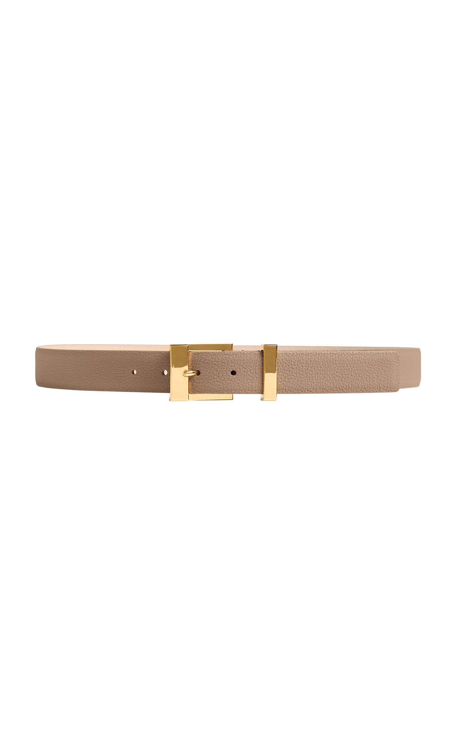 Khaite Manhattan Pebbled Leather Belt