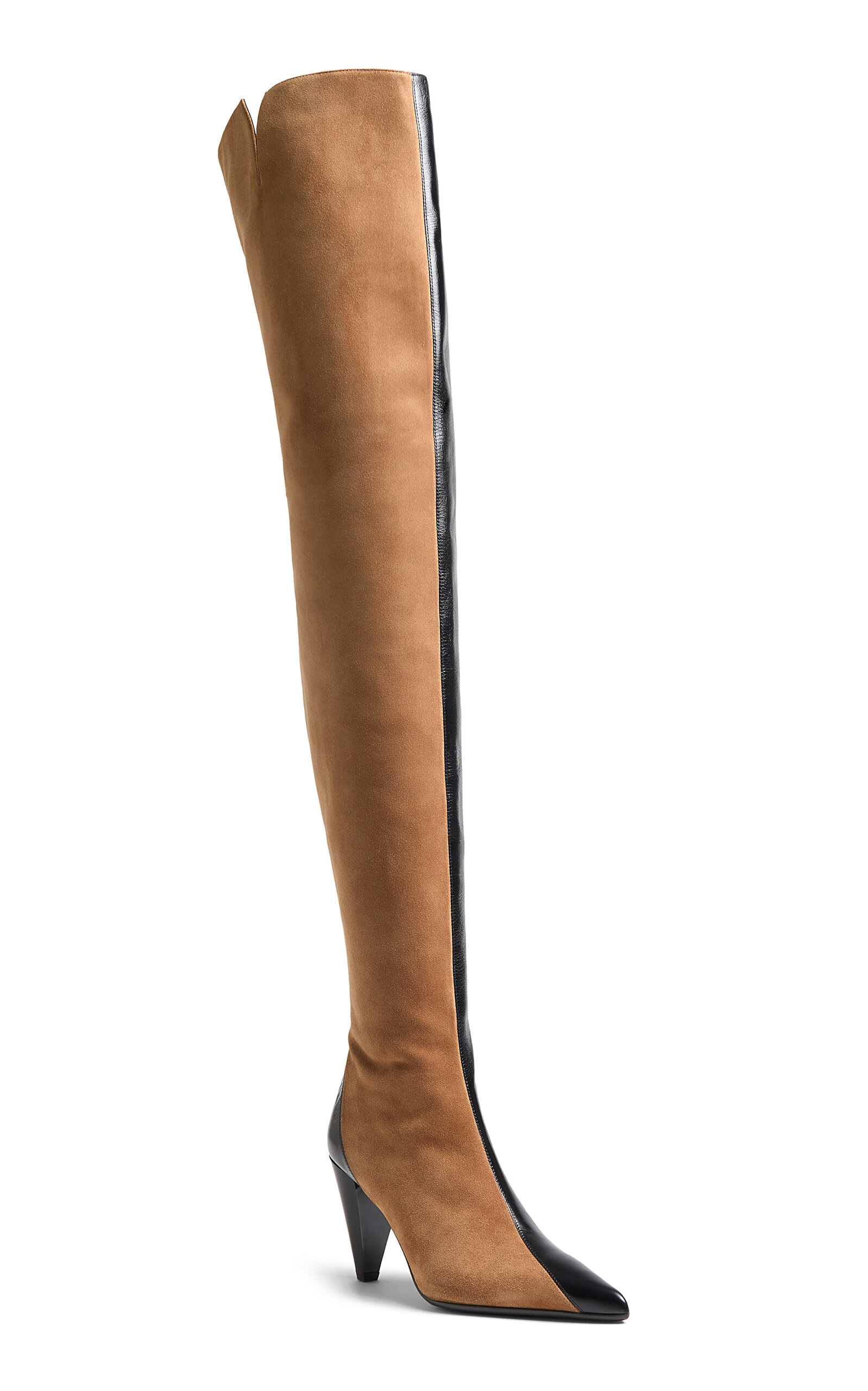Khaite Harvey Suede Over-The-Knee Boot