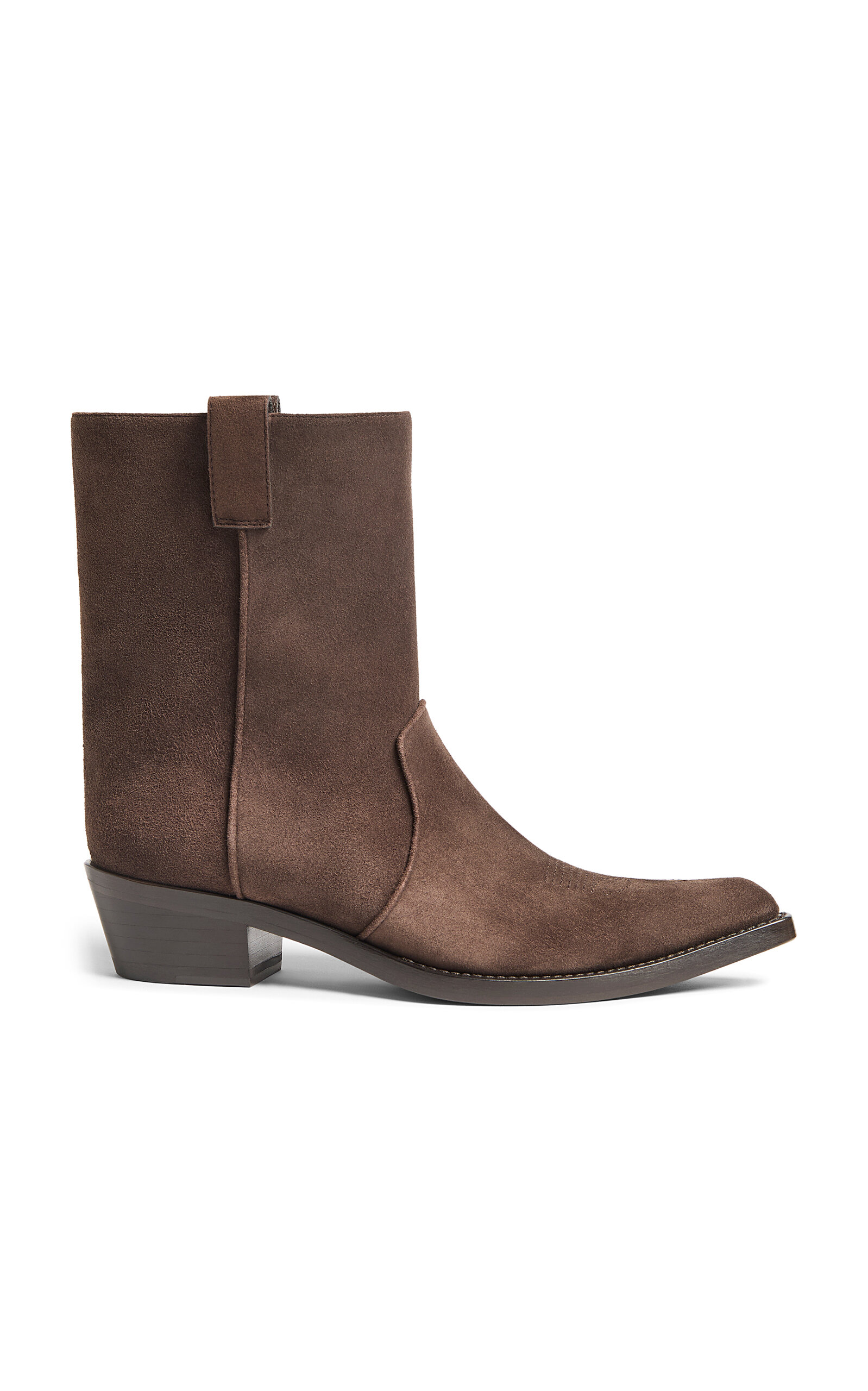 Khaite Clive Suede Ankle Boots