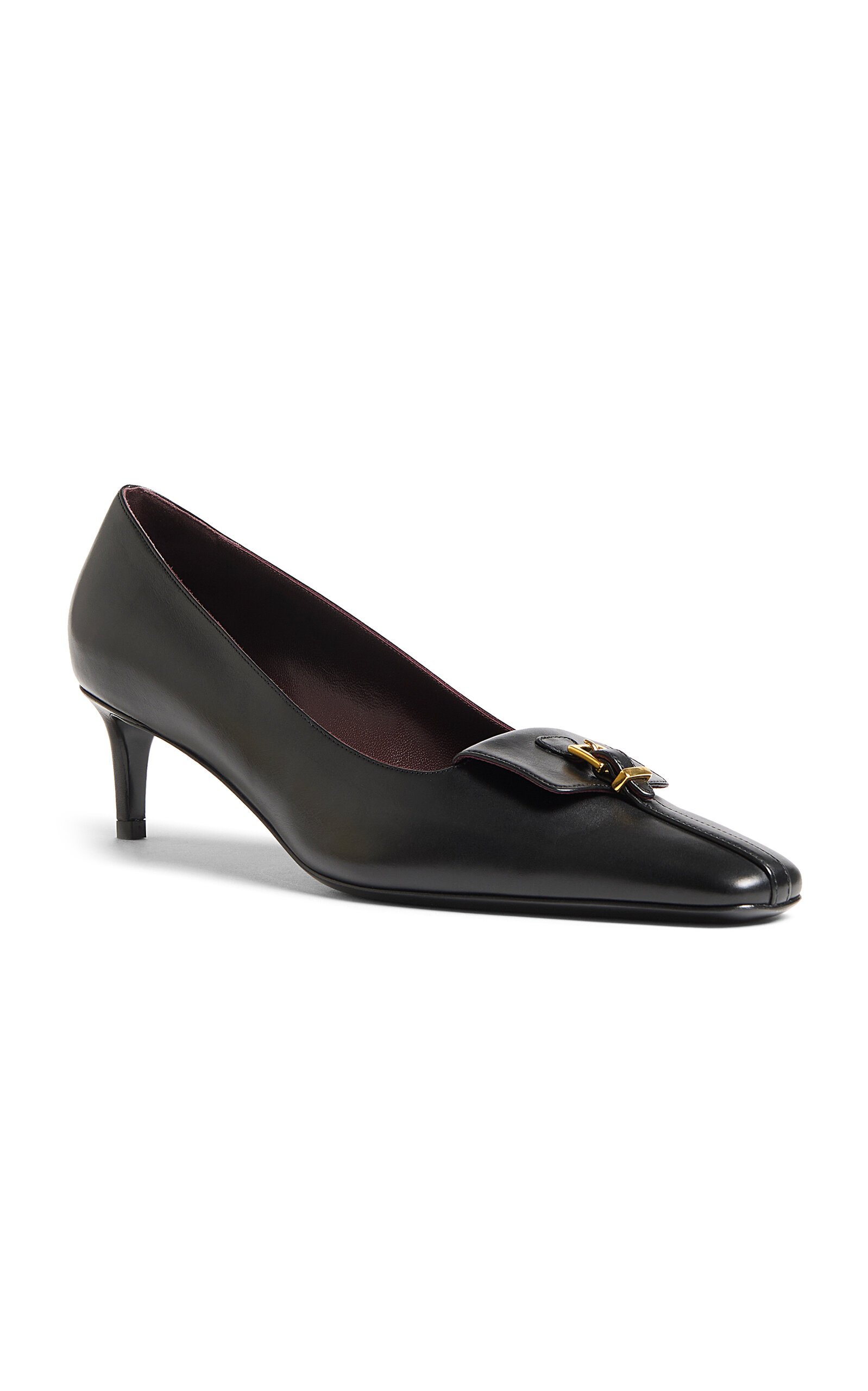 Khaite Celia Pocket Leather Pumps
