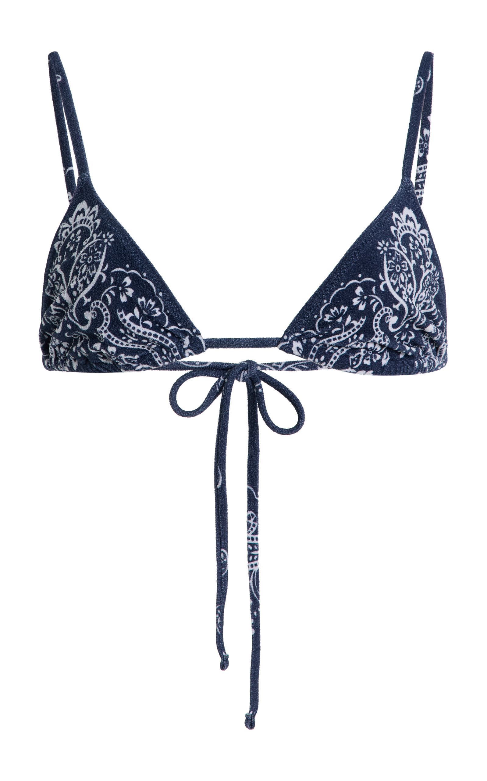Tropic Of C Equator Triangle Bikini Top In Blue