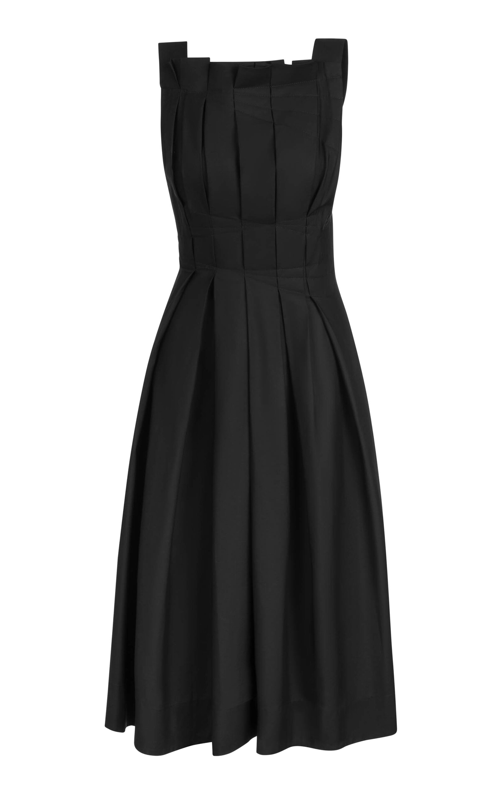 Merlette Nara Cotton Dress - Black - Women's Clothing