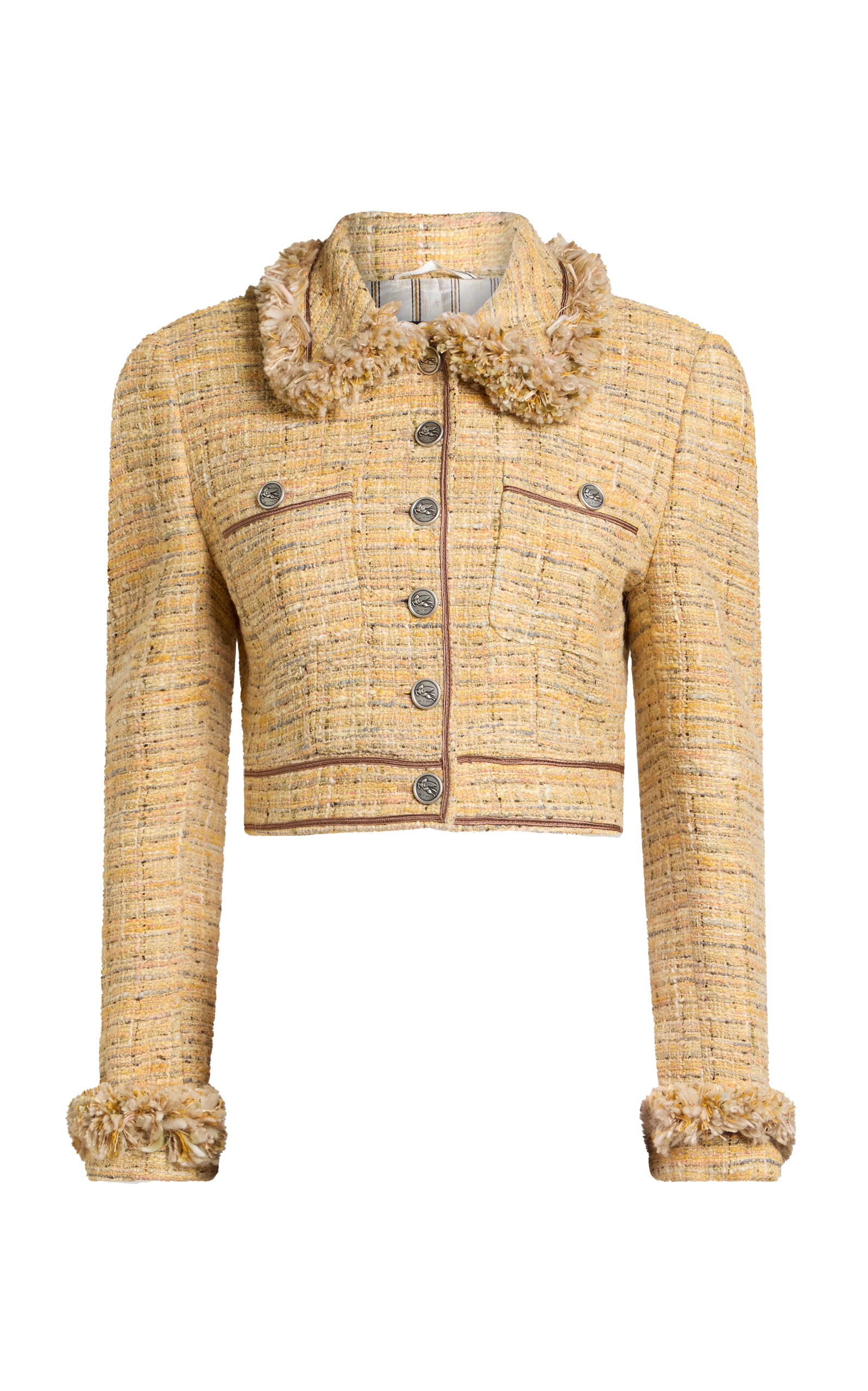 Etro Cropped Tweed Jacket