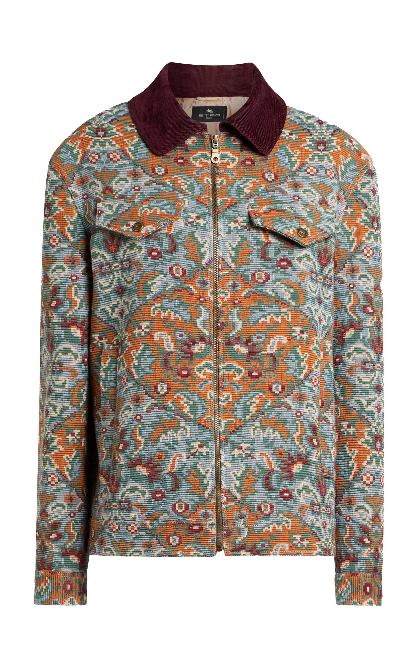 Cotton Jacquard Jacket