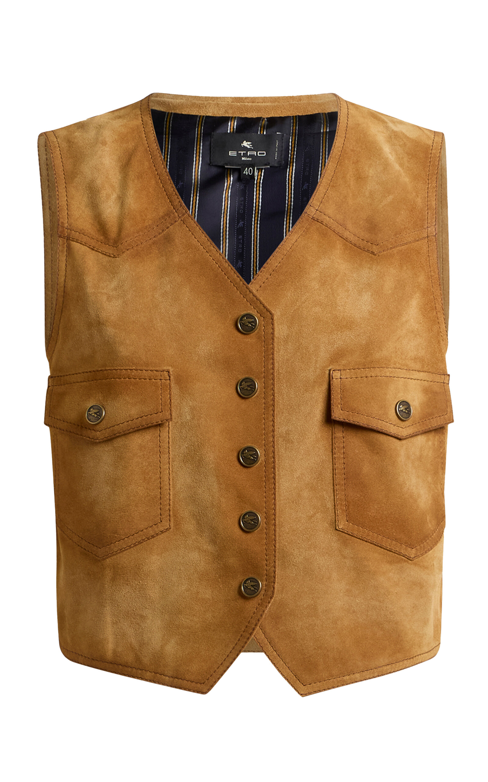 Etro Suede Vest