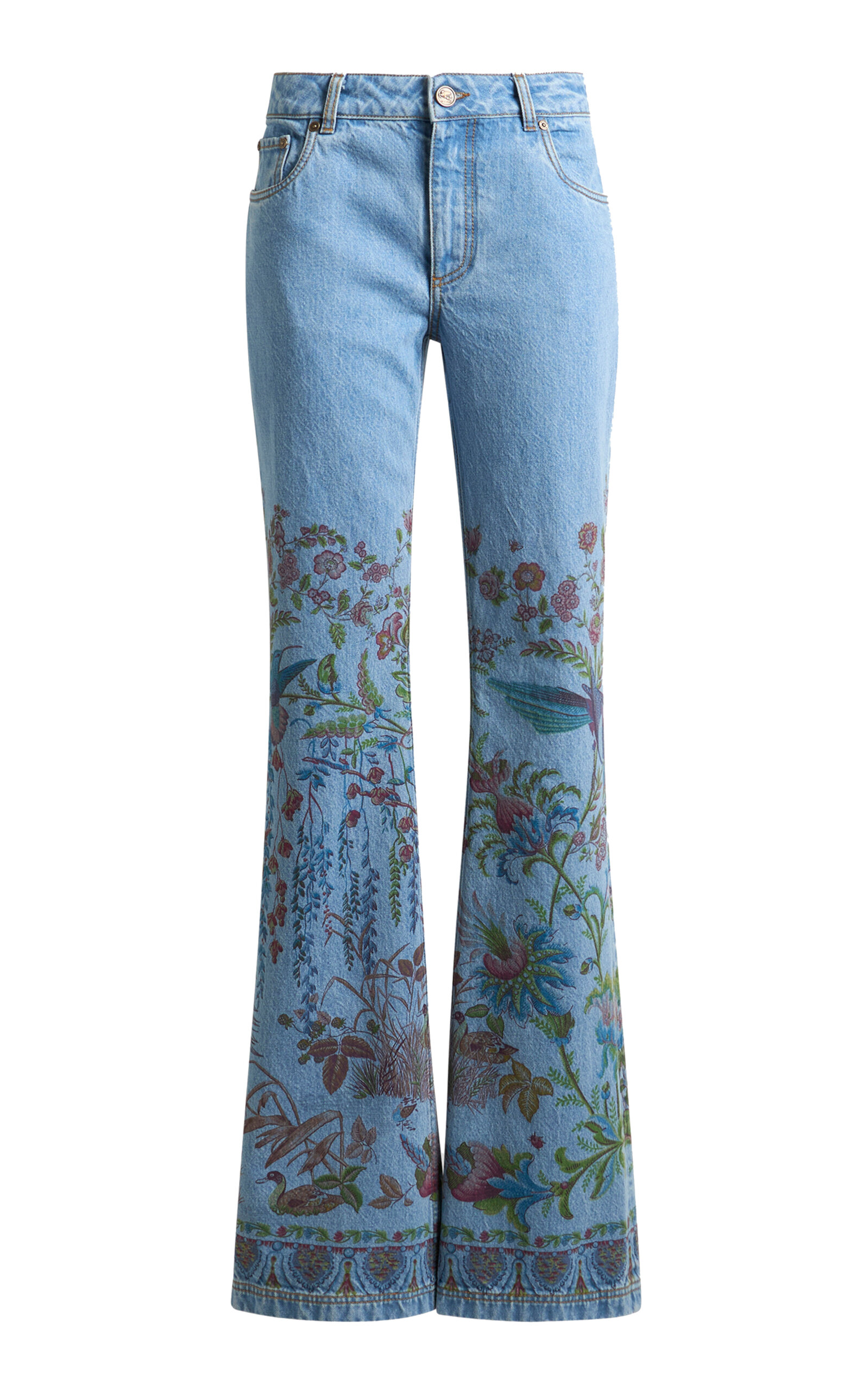 Etro Rigid High-rise Flared Jeans
