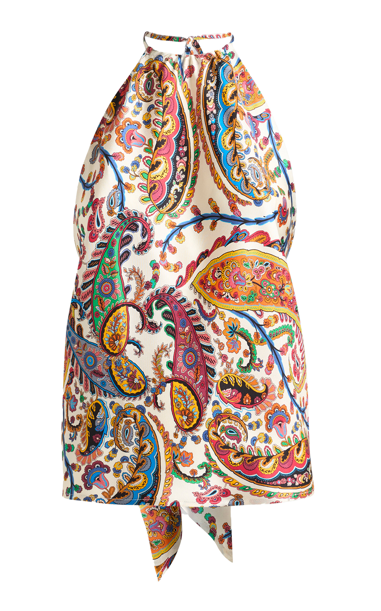 Etro Silk Handkerchief Top